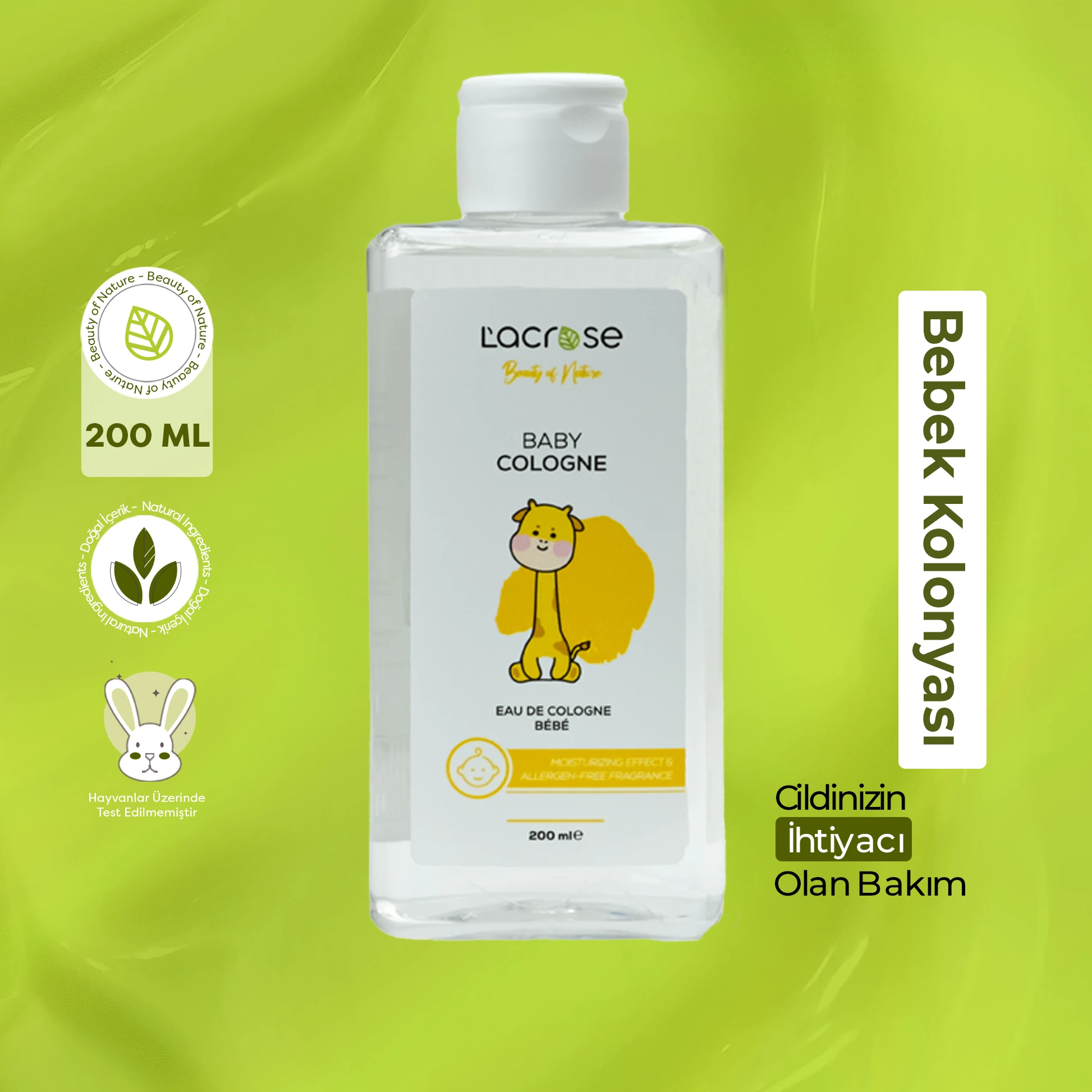 Bebek Kolonyası - Baby Cologne - 200ML
