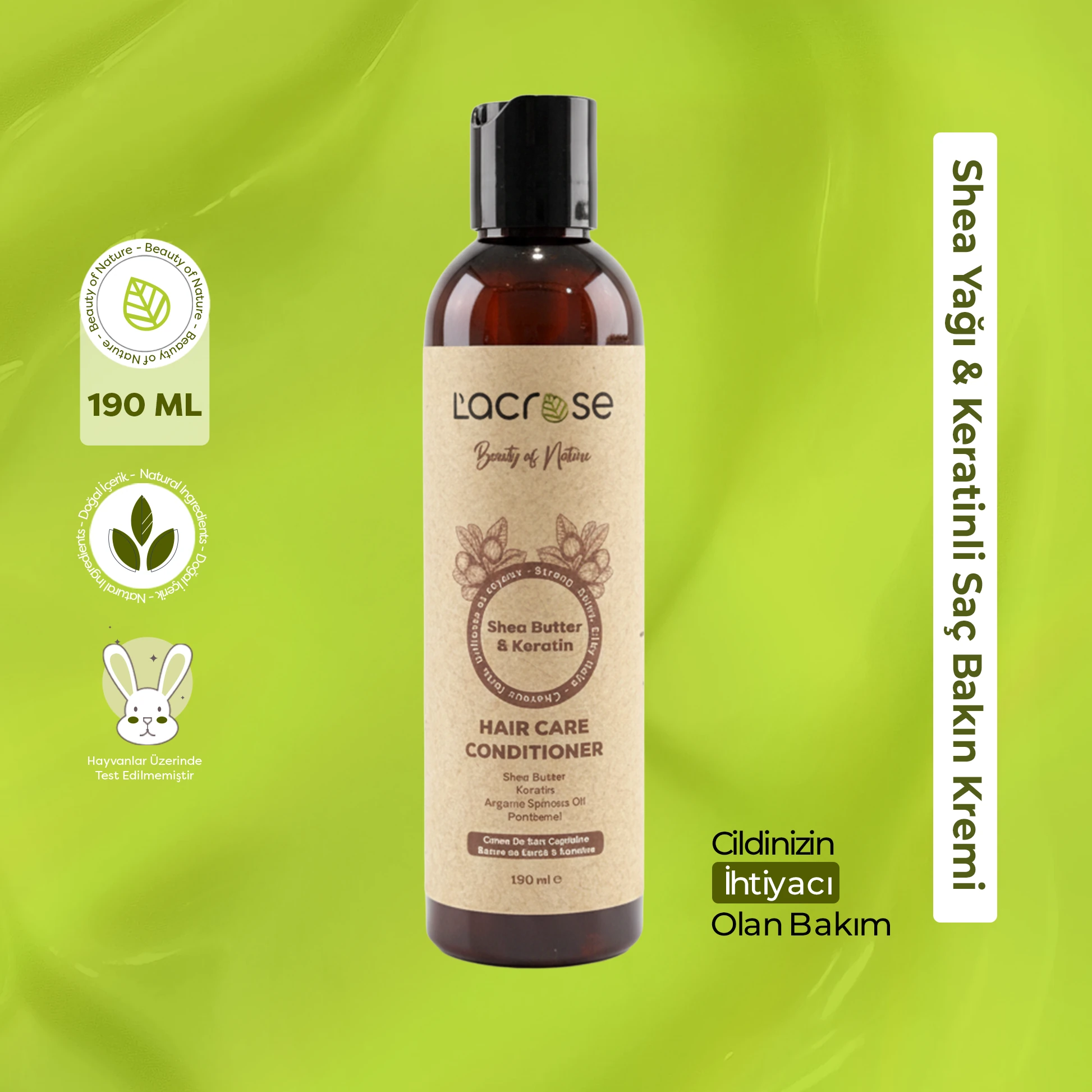 Shea Yağı & Keratinli Saç Bakım Kremi