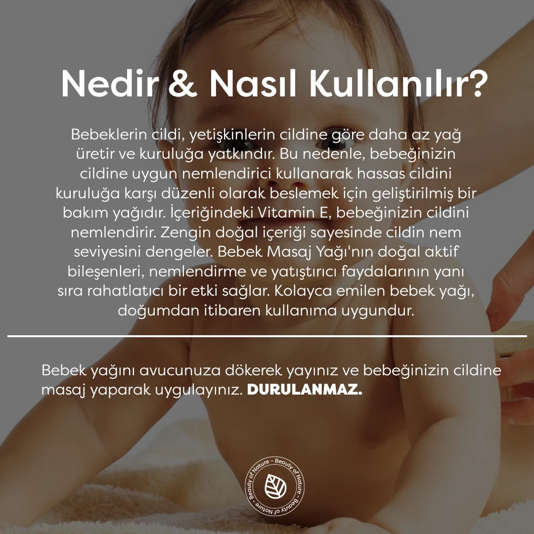 Bebek Bakım Yağı - Baby Oil