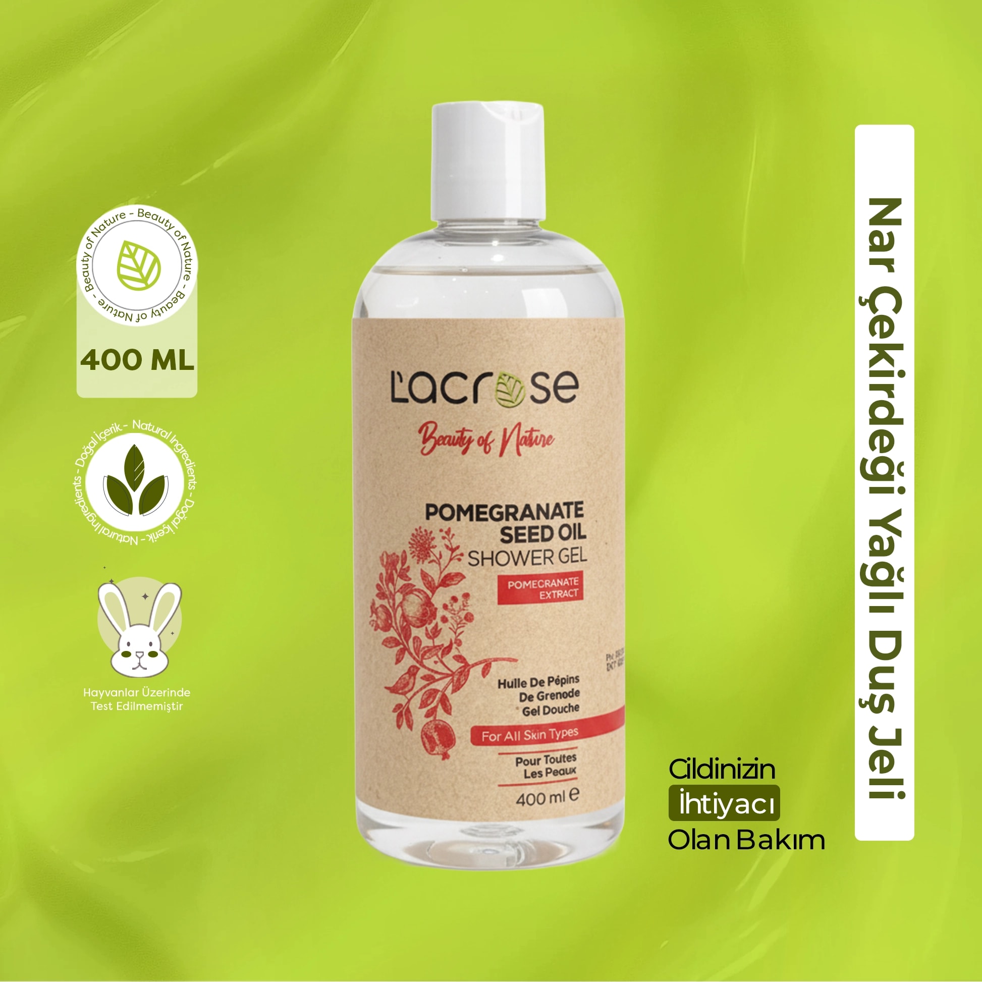 Nar Çekirdeği Yağlı Duş Jeli - Pomegranate Seed Oil