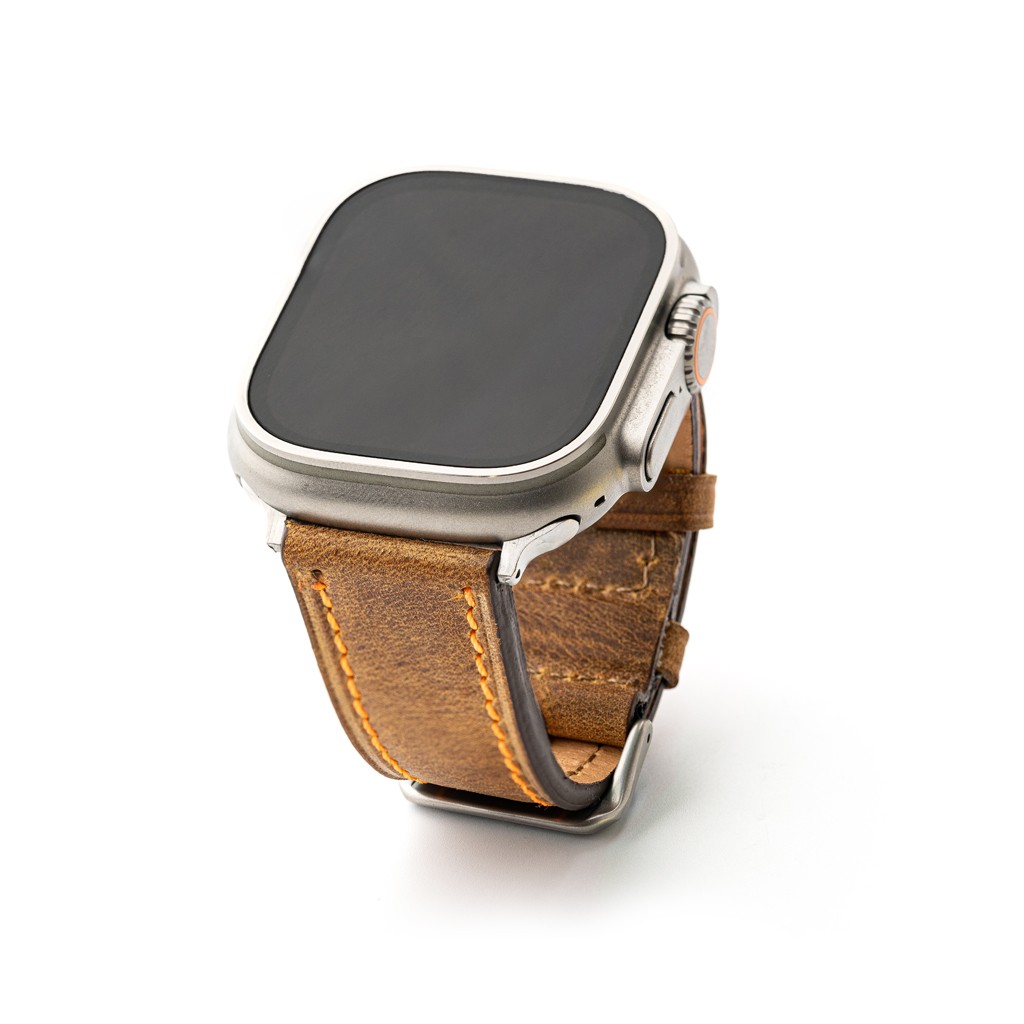 Gün Batımı Apple Watch Compatible Genuine Leather Band