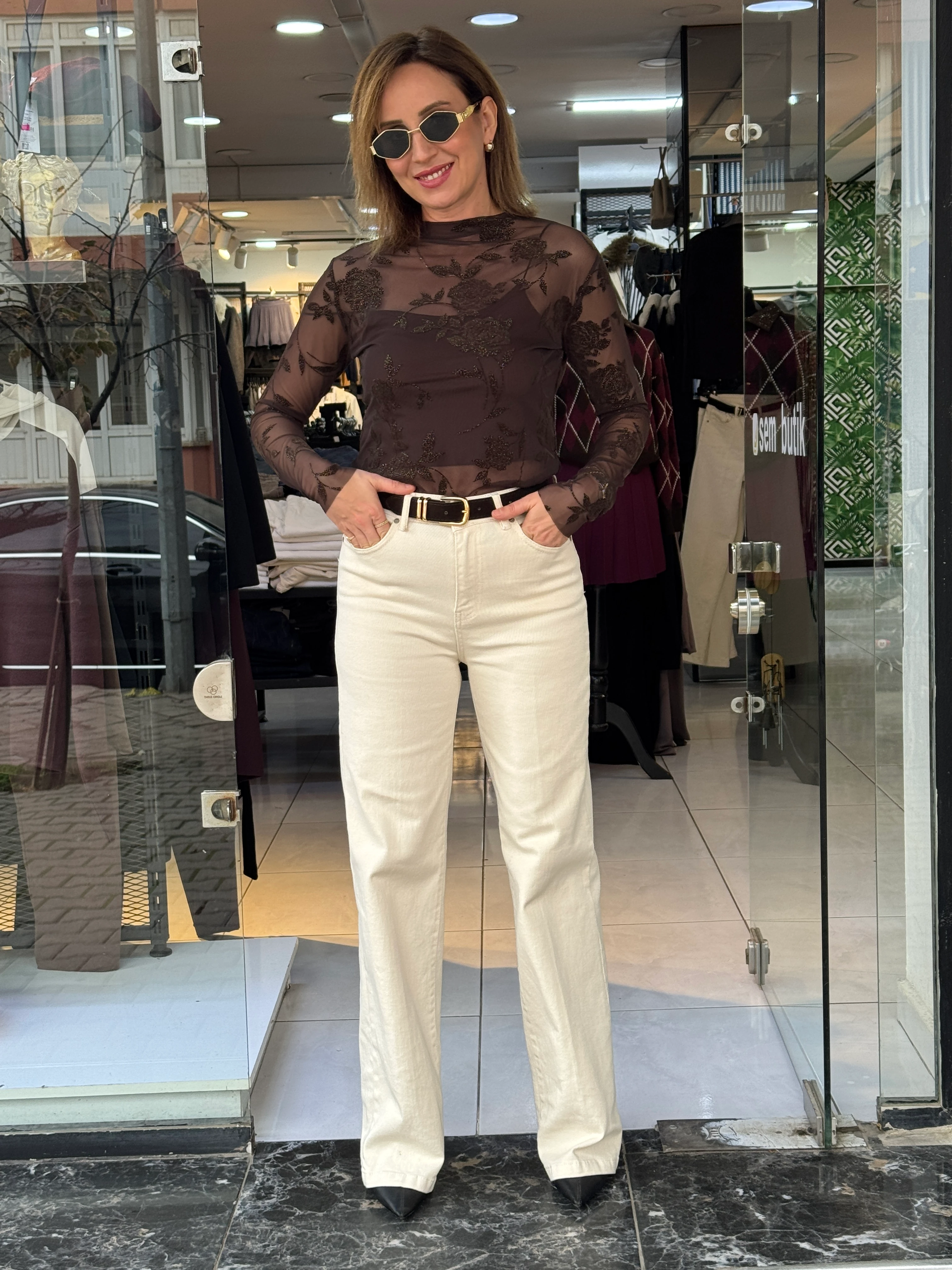 Kemerli Krem Palazzo Jean