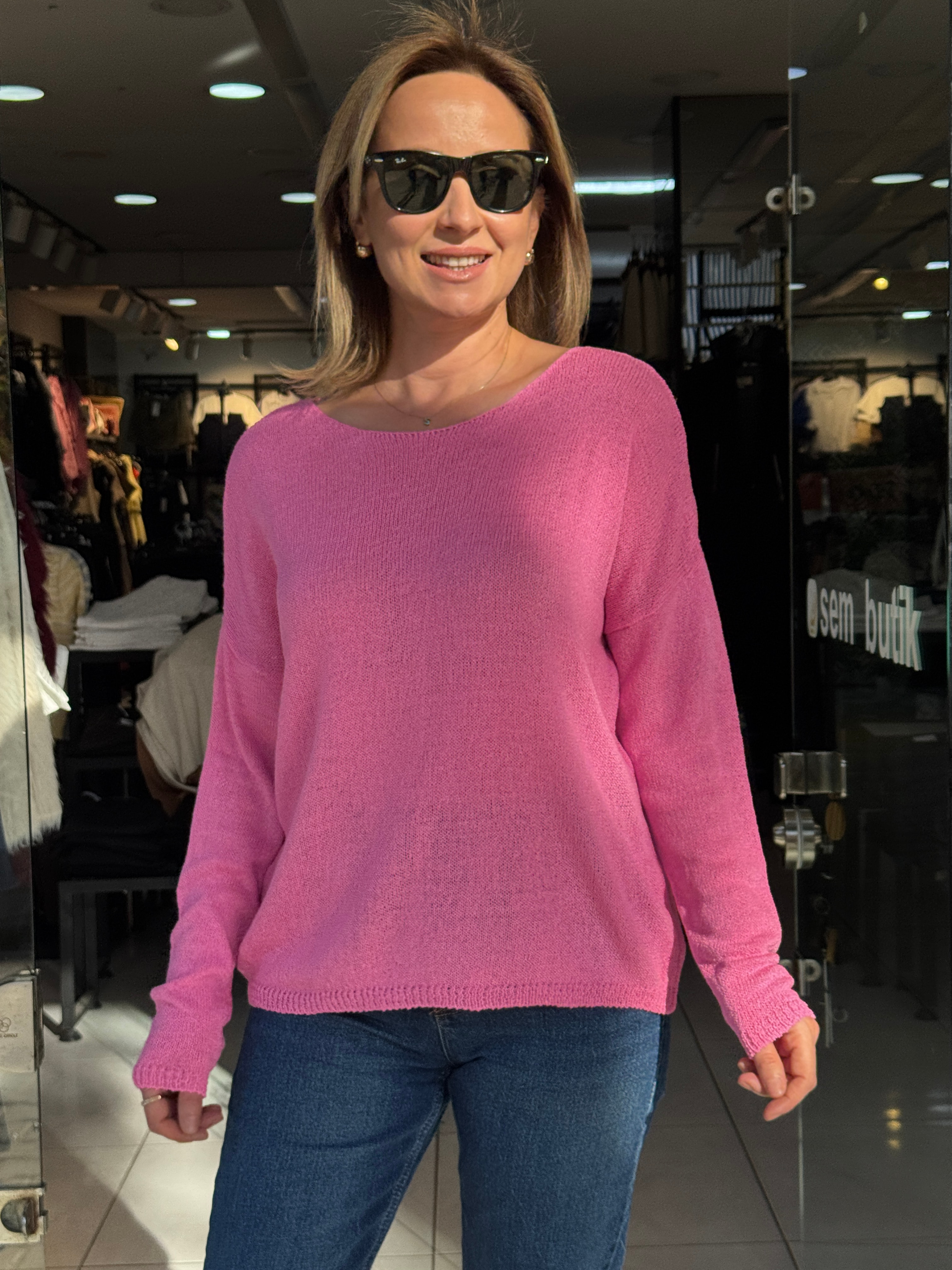 Merserize Triko - Pembe
