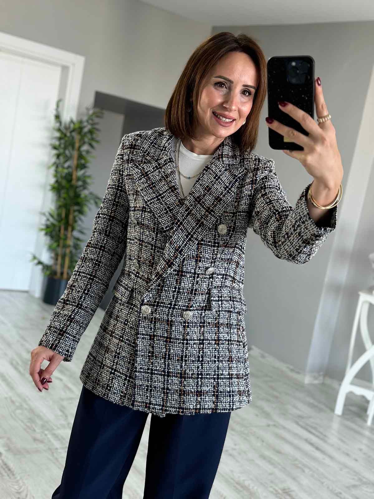 Tüvit Lacivertli Blazer