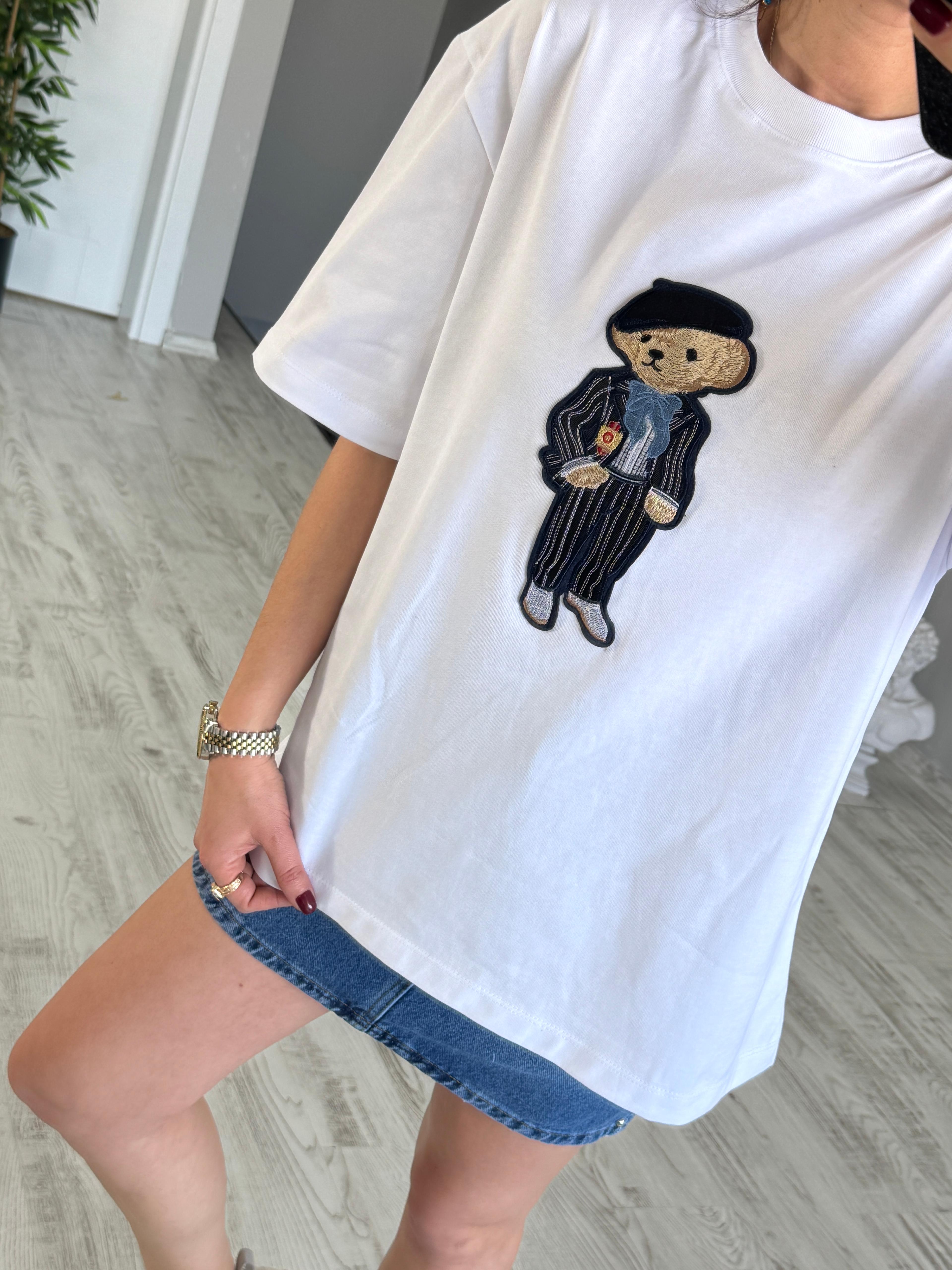 Teddy Detaylı Tshirt