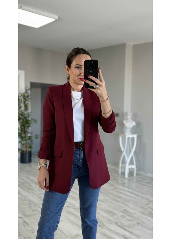 Kol Büzgülü Blazer