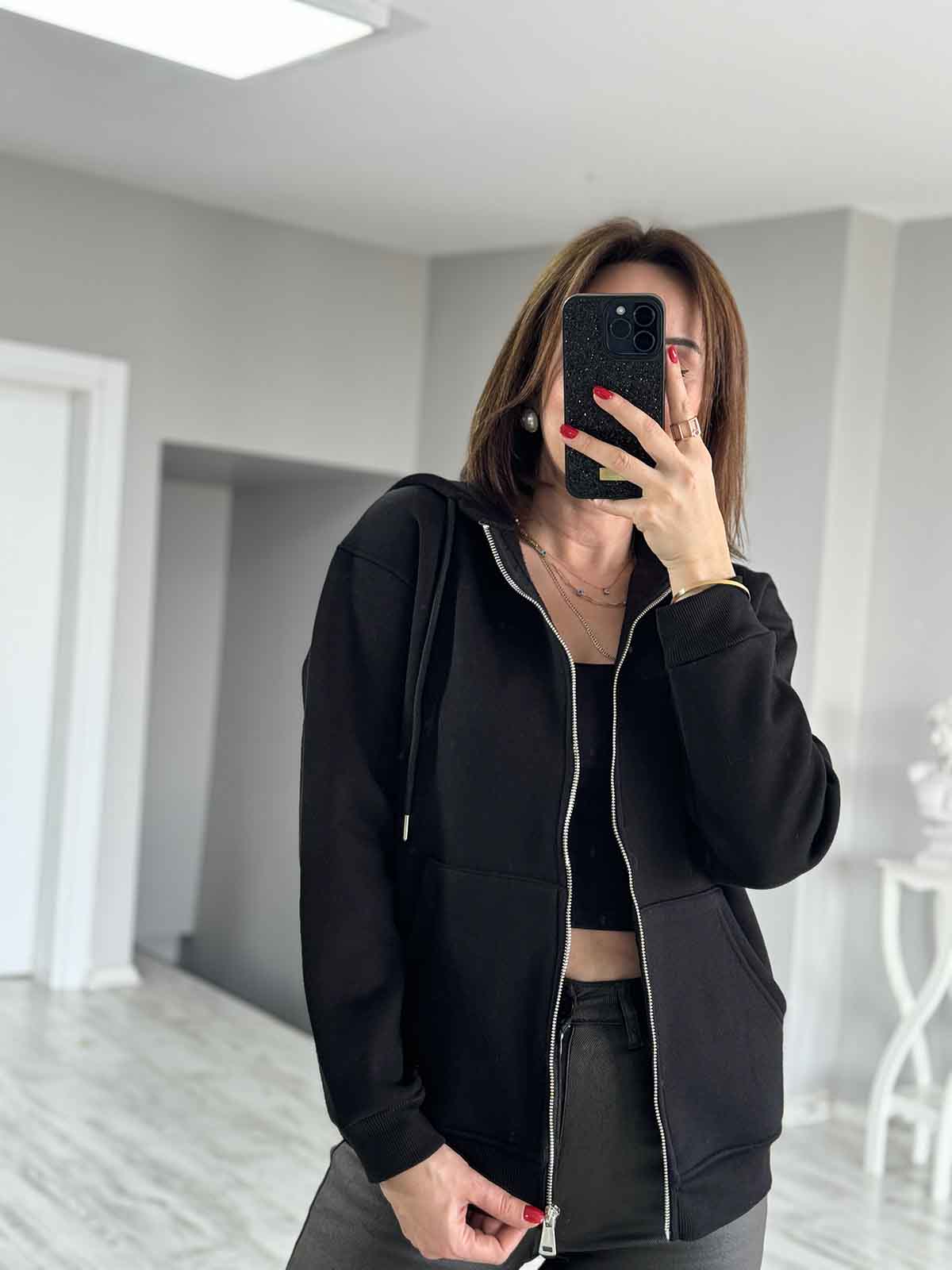 Şardonlu Sweat Ceket