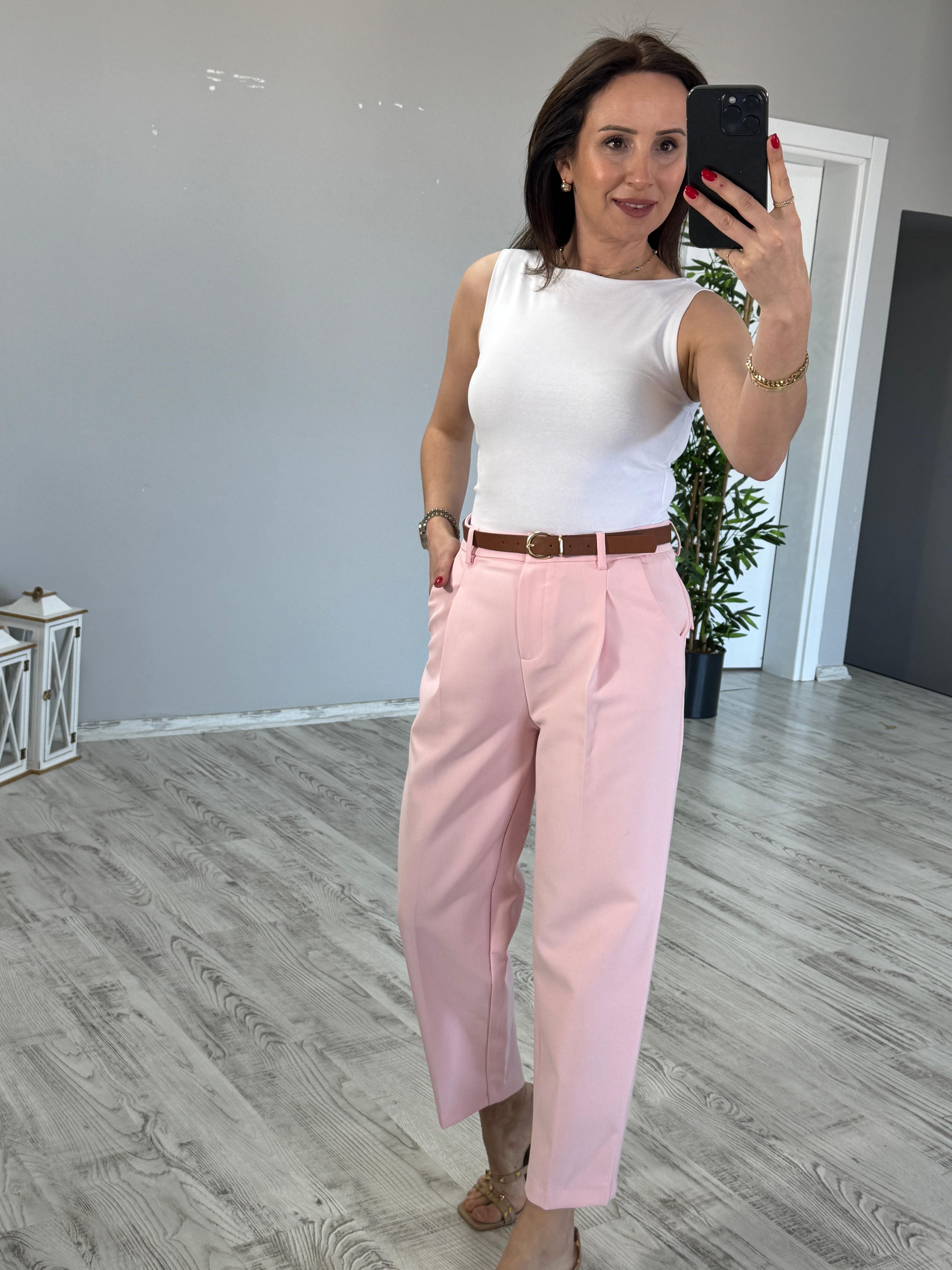 Kemerli Havuç Fit Pantolon