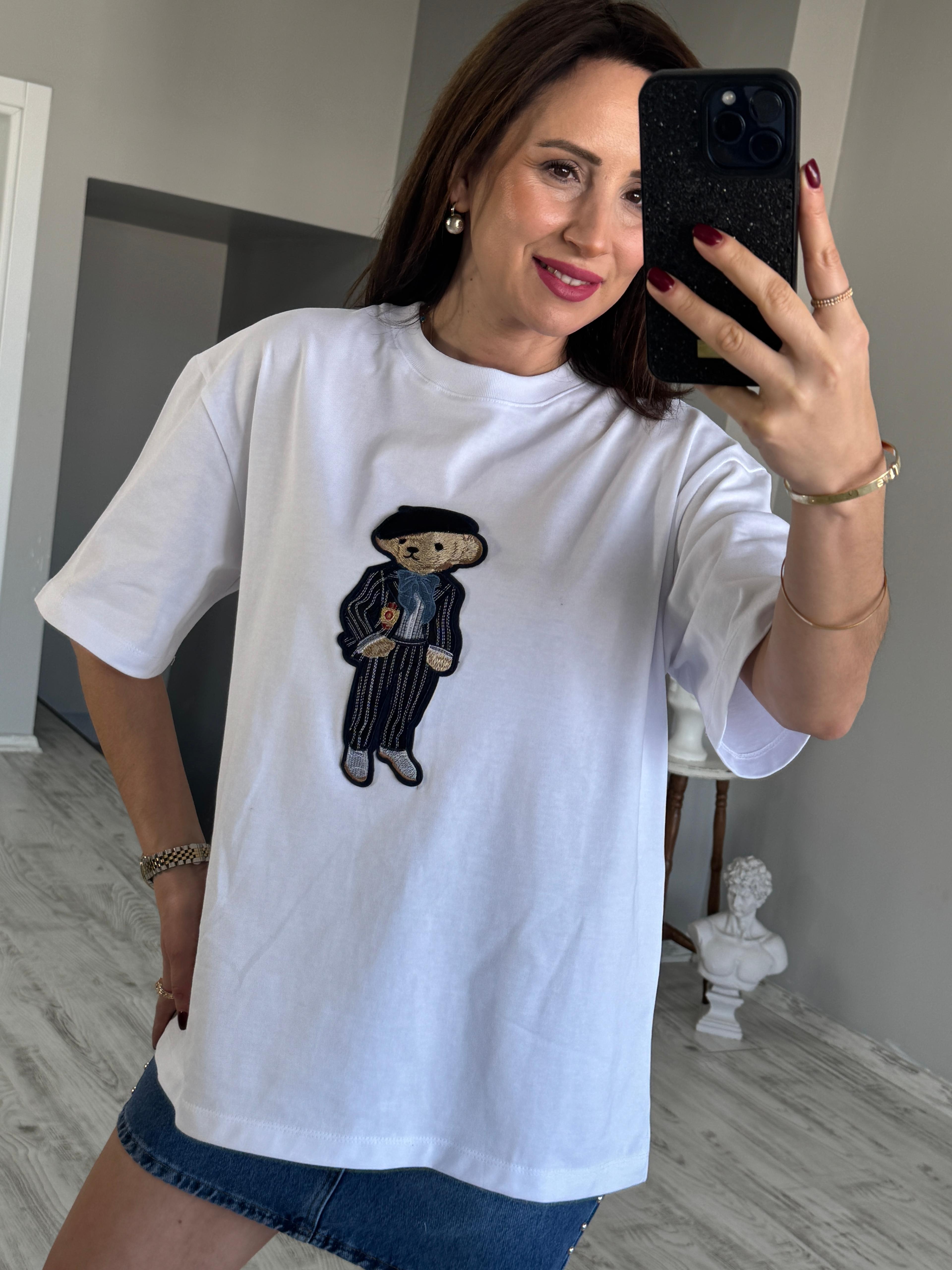 Teddy Detaylı Tshirt