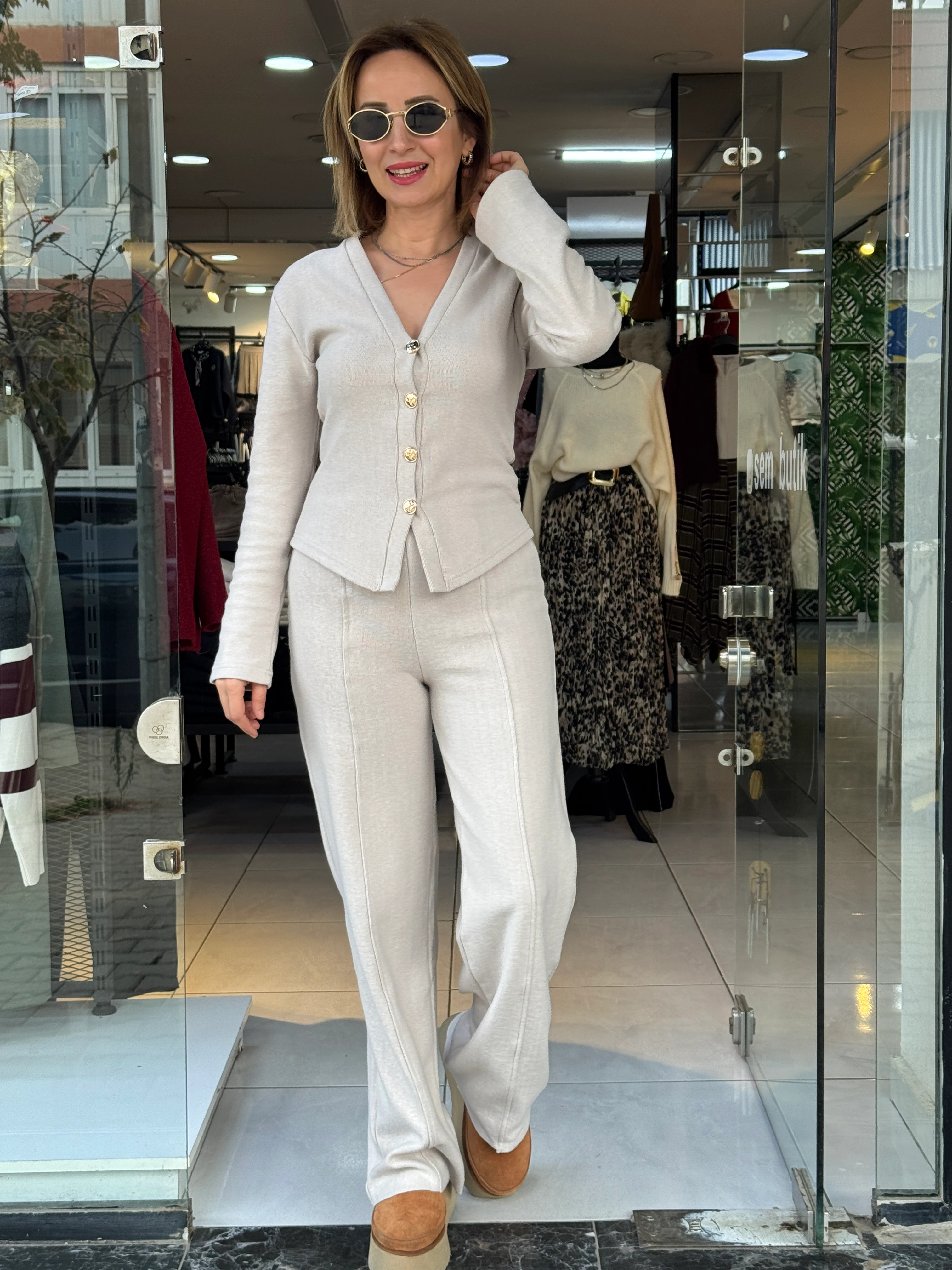 Gold Düğmeli Selanik Takım