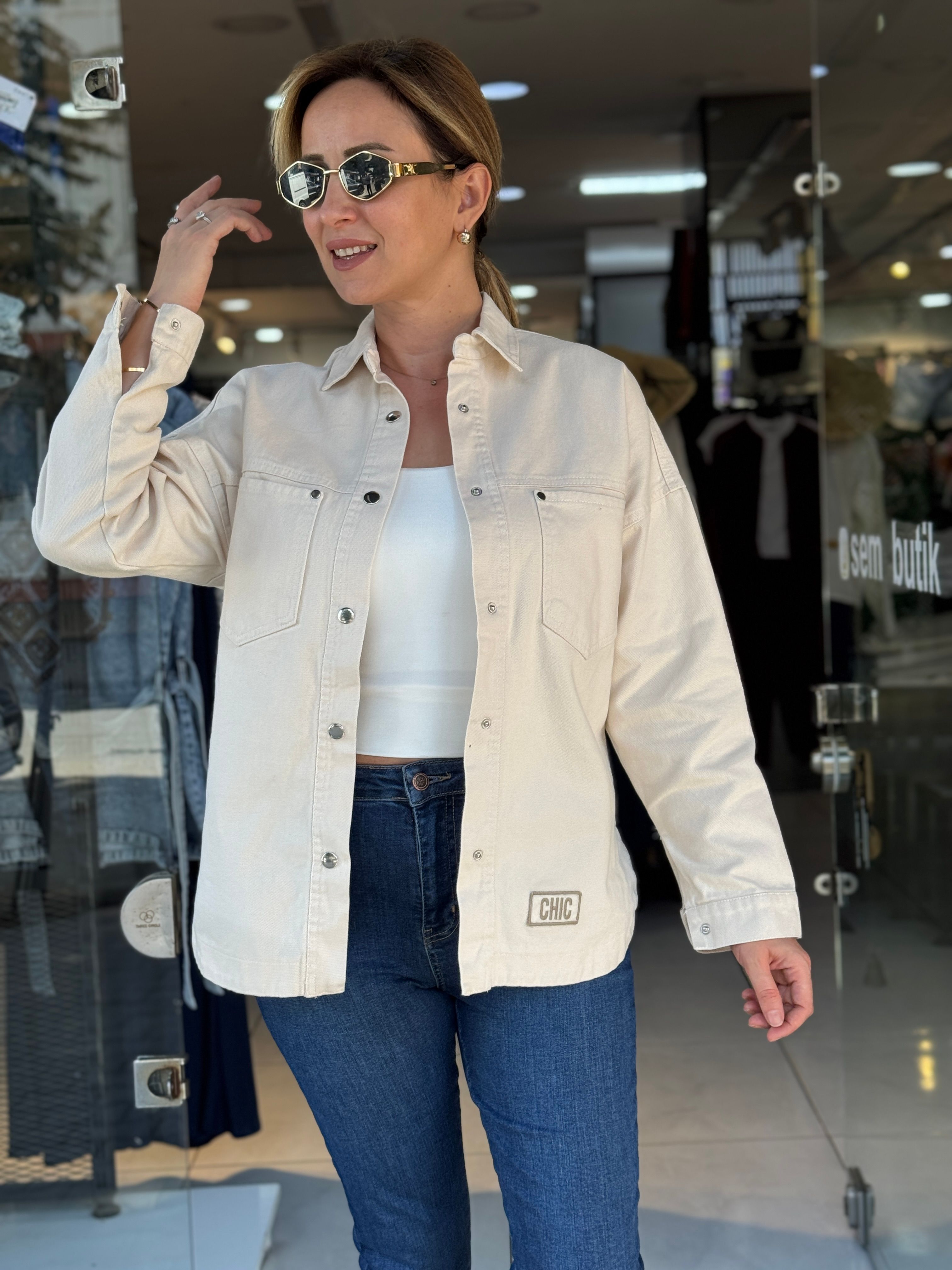Gabardin Ceket
