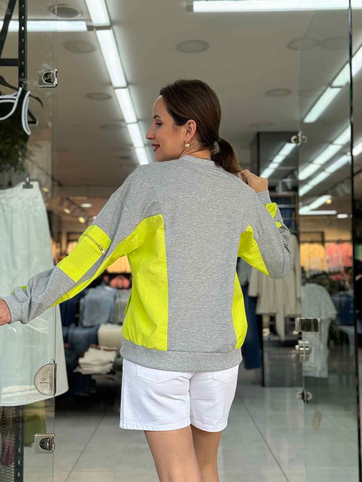 Neon Detaylı Sweat