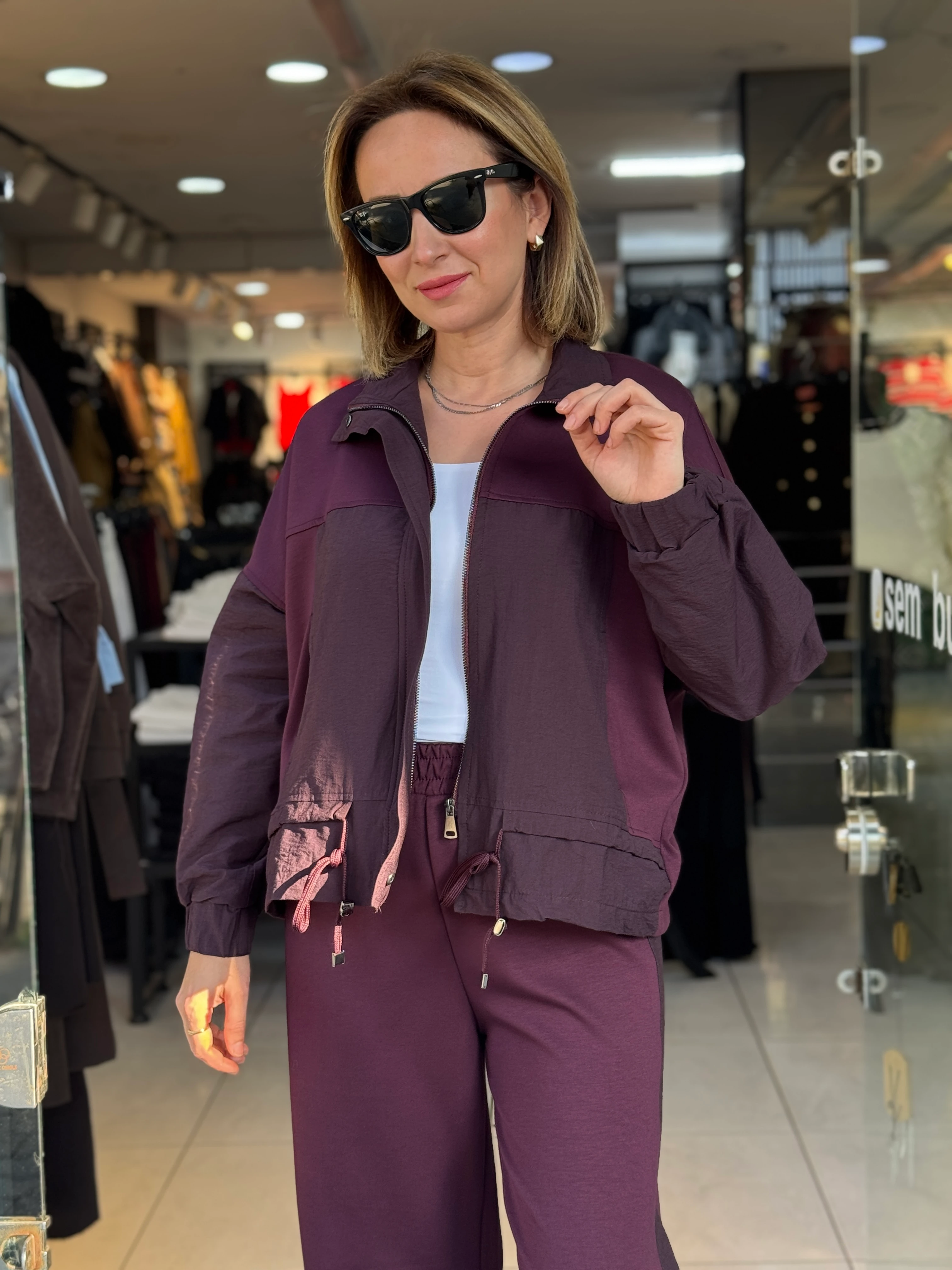 Bordo Paraşüt Detaylı Takım