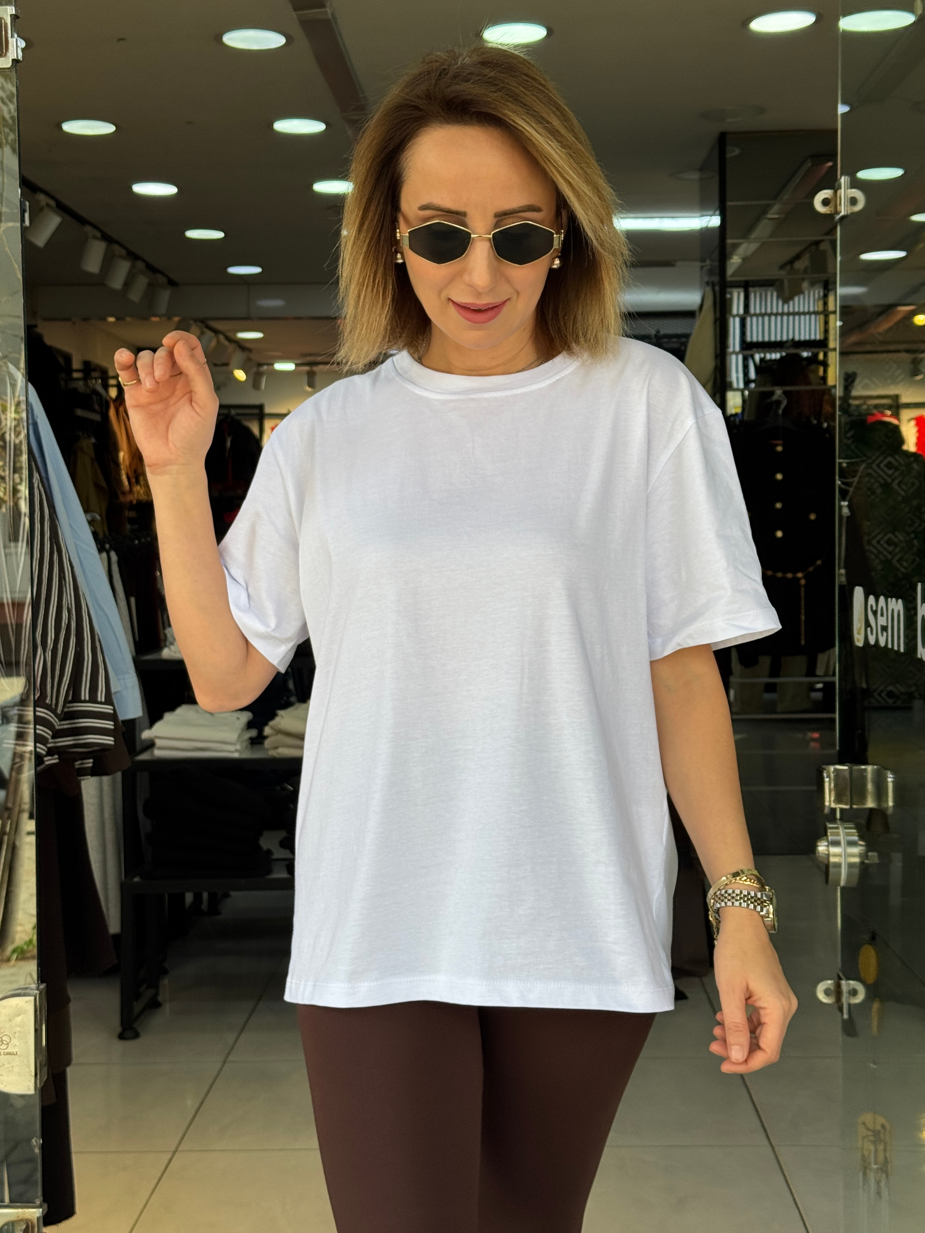 Basic Yuvarlak Yaka Tshirt