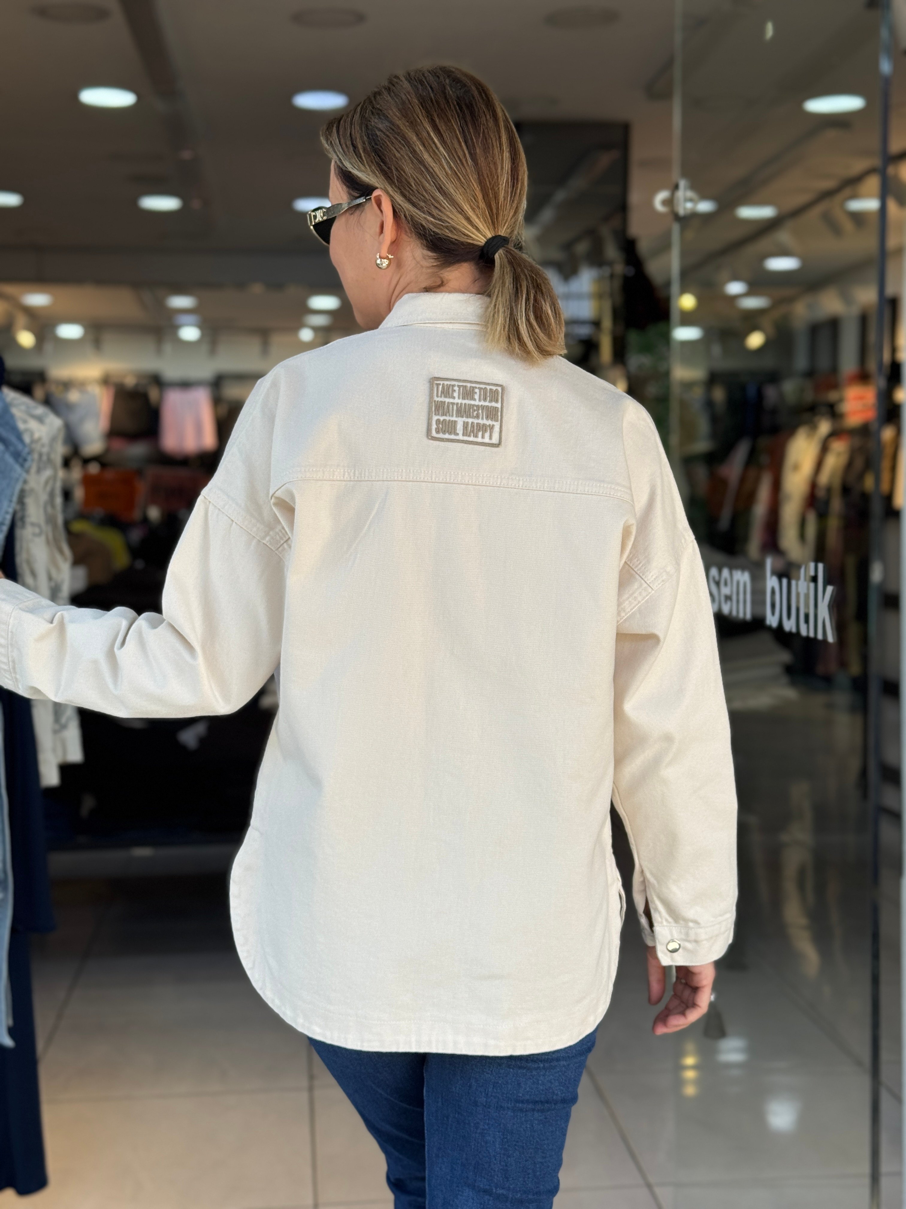 Gabardin Ceket