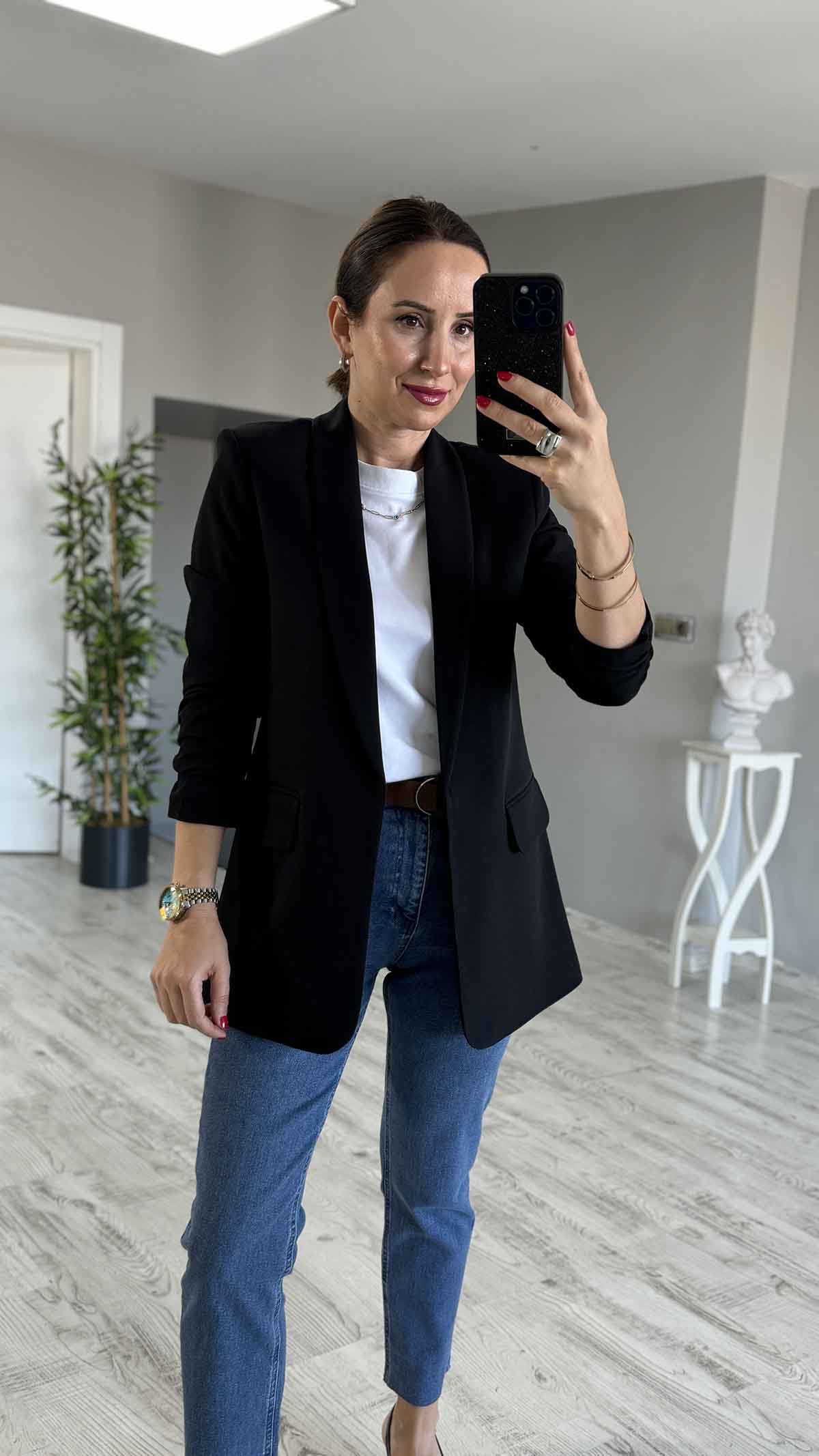 Kol Büzgülü Blazer