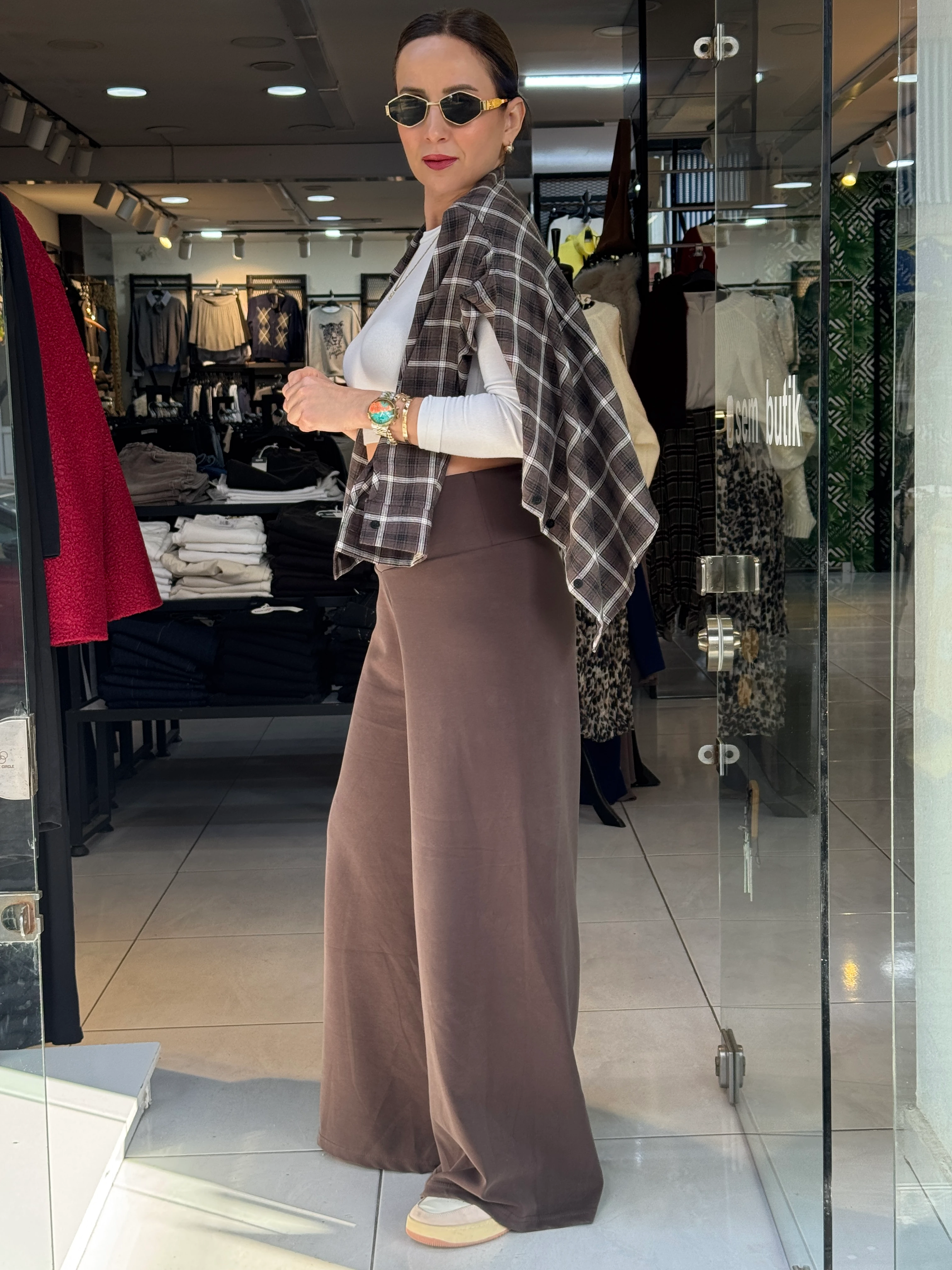 Kahve Modal Pantolon