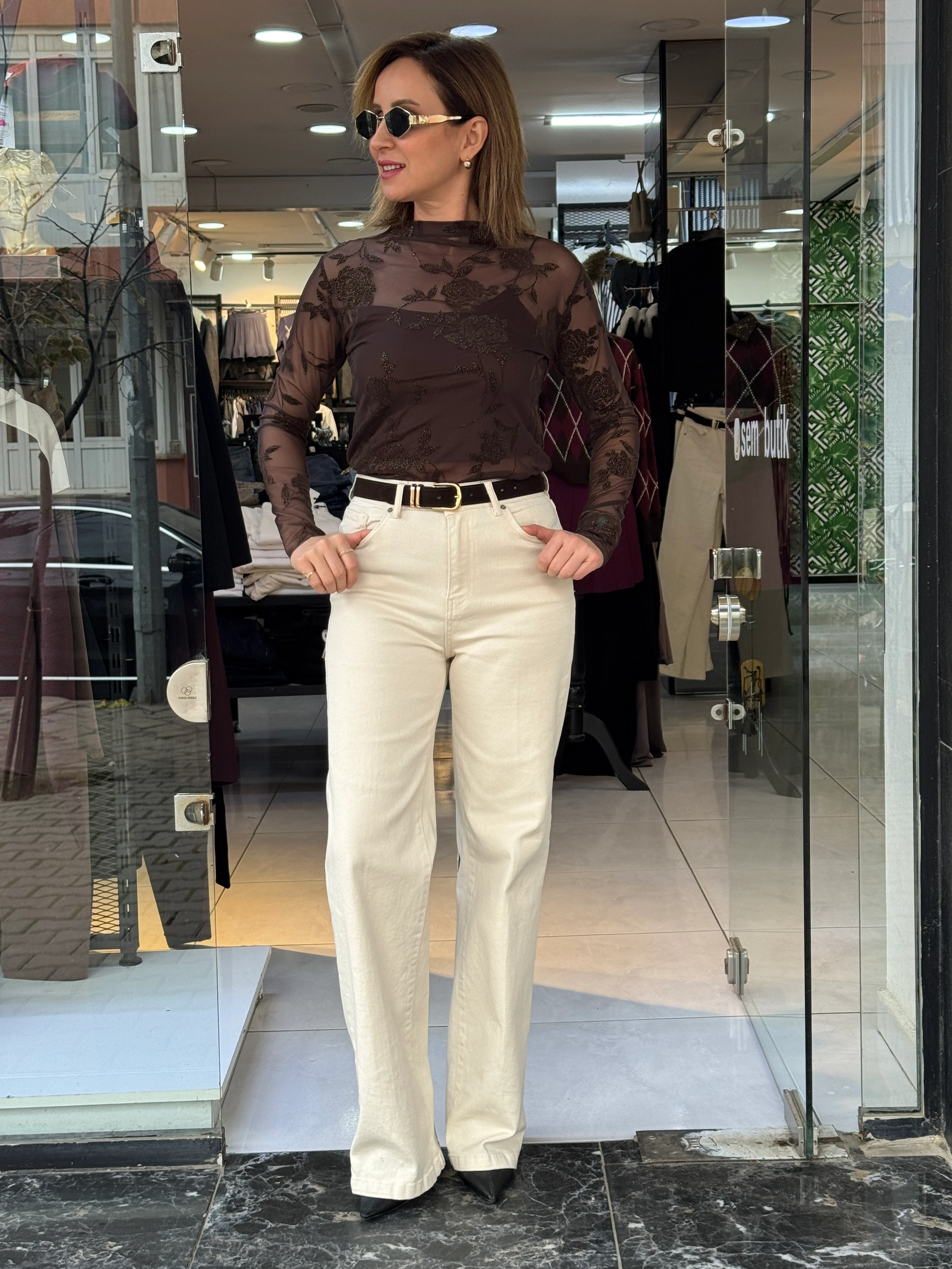 Kemerli Krem Palazzo Jean