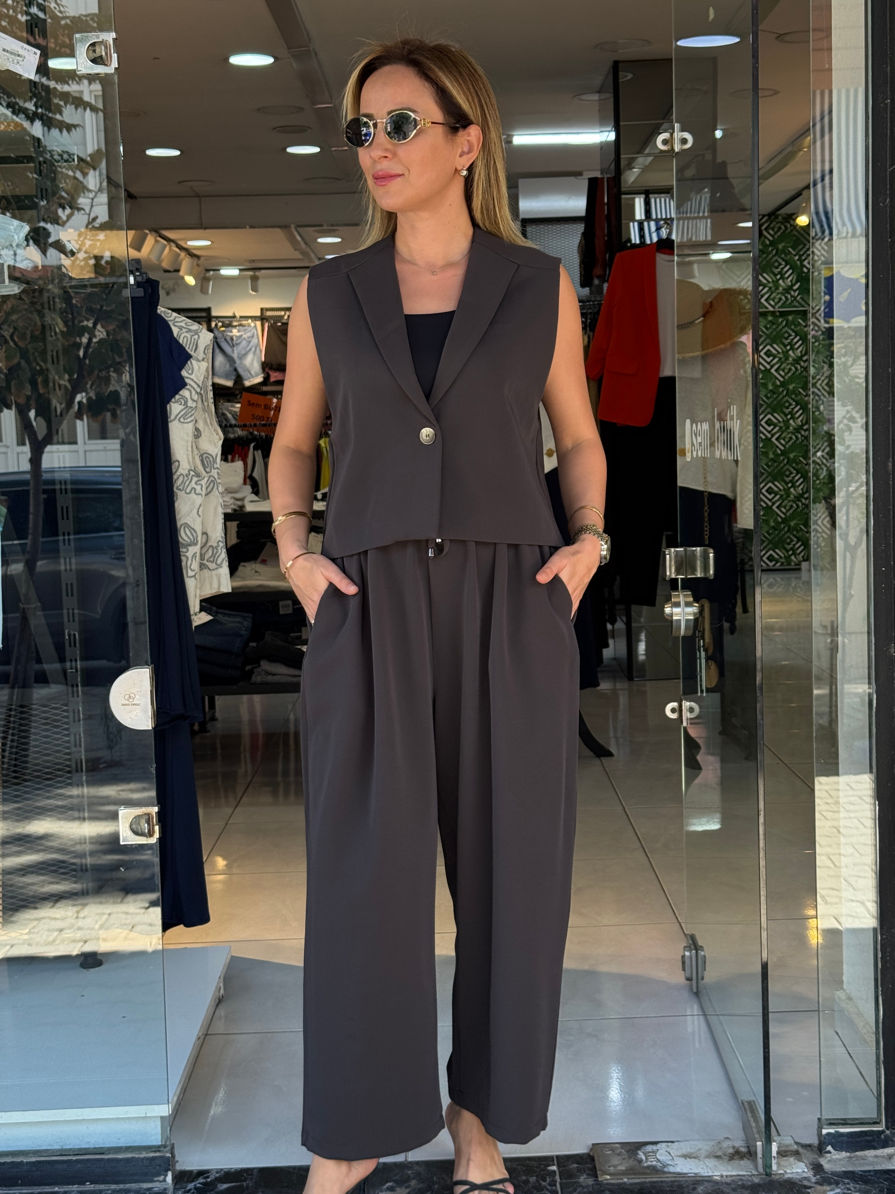 Yelek Pantolon Takım 