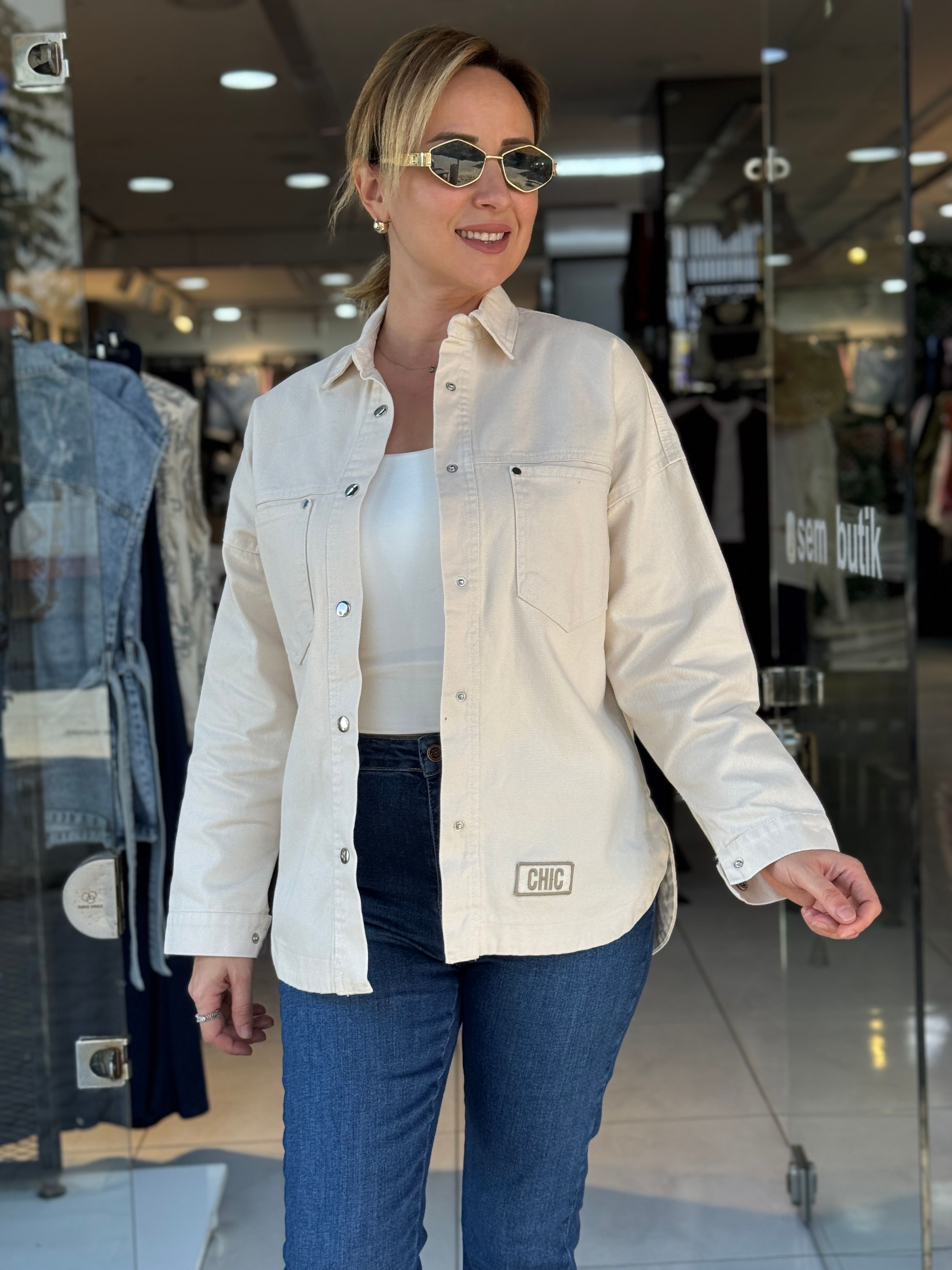 Gabardin Ceket