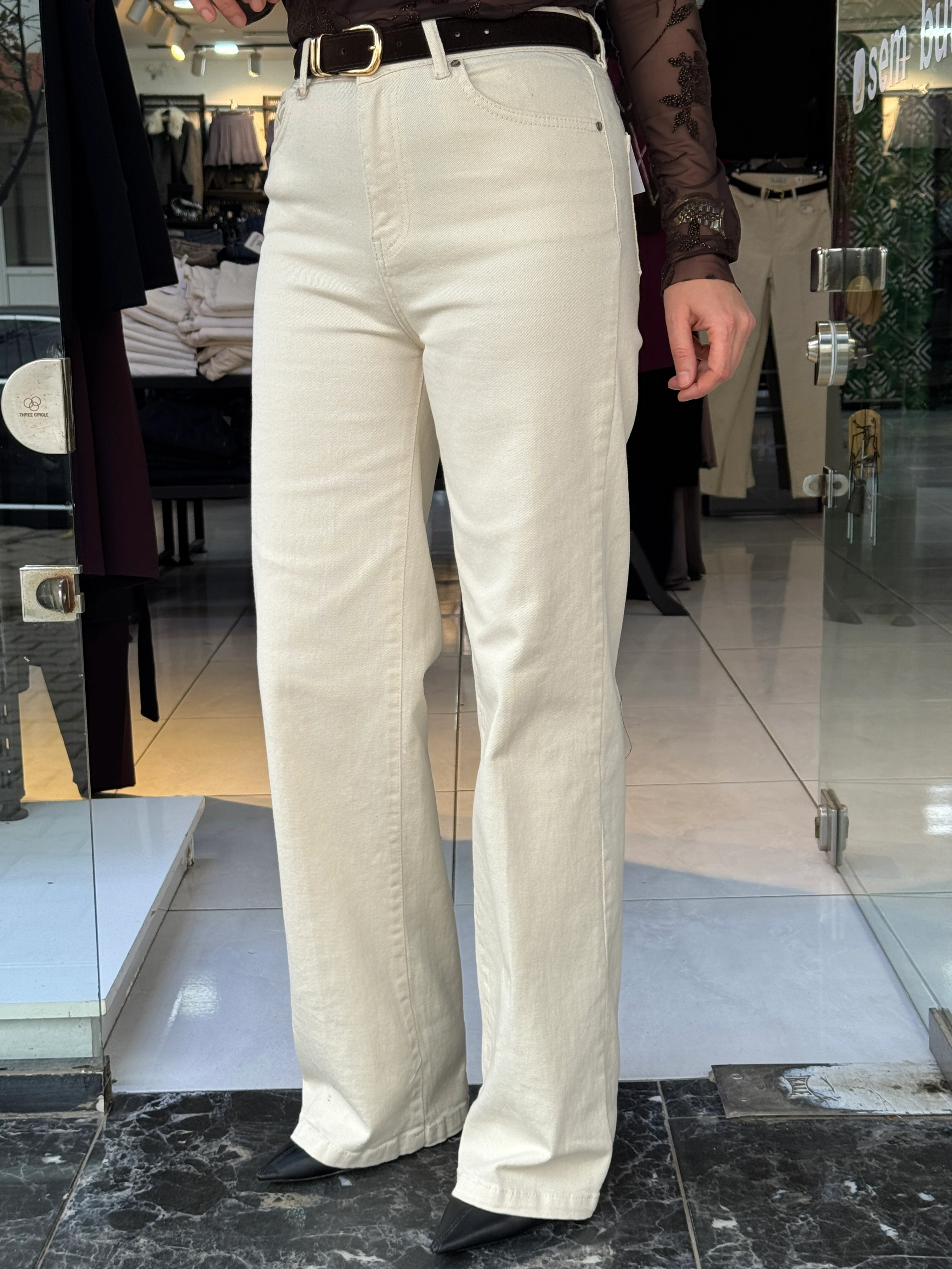 Kemerli Krem Palazzo Jean