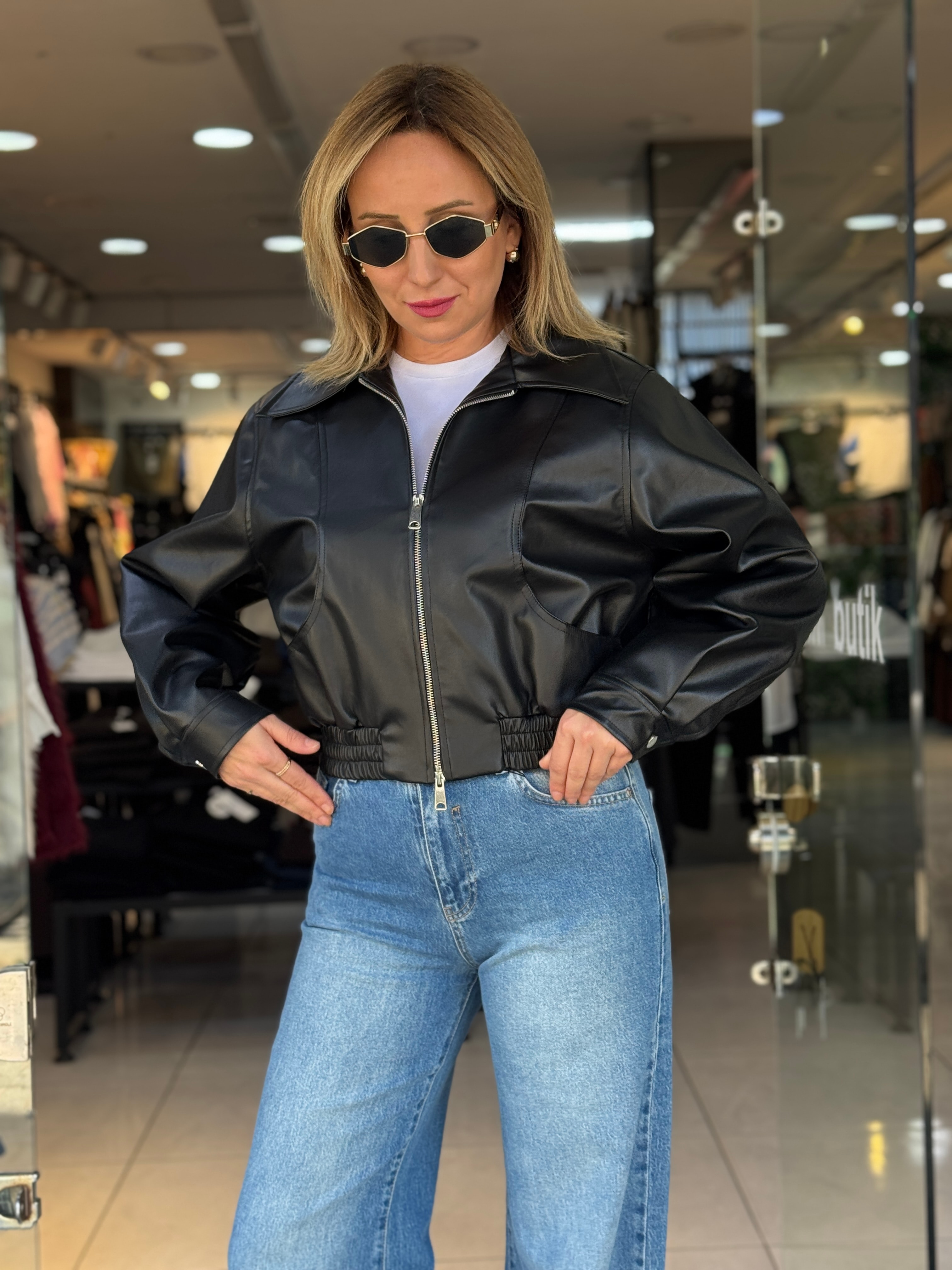 Bomber Deri Ceket