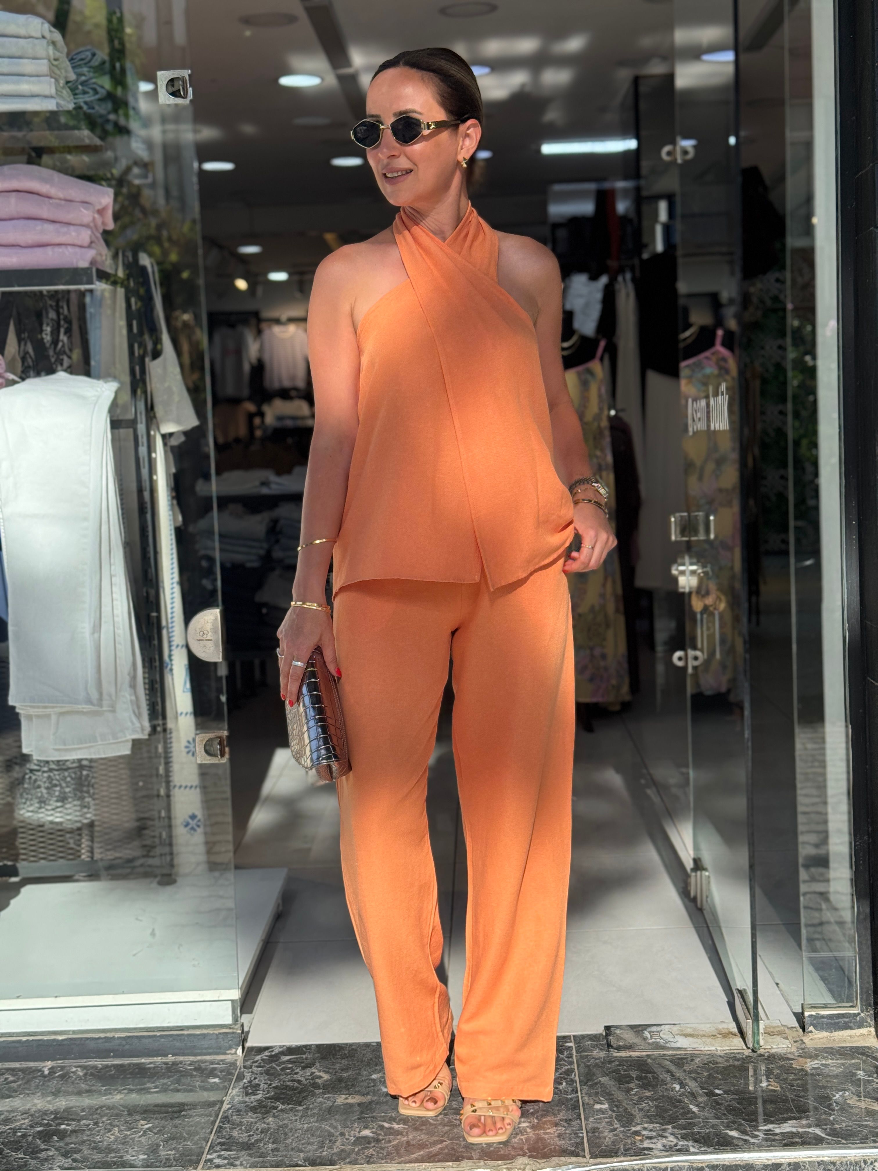 Keten Kruvaze Takım - orange