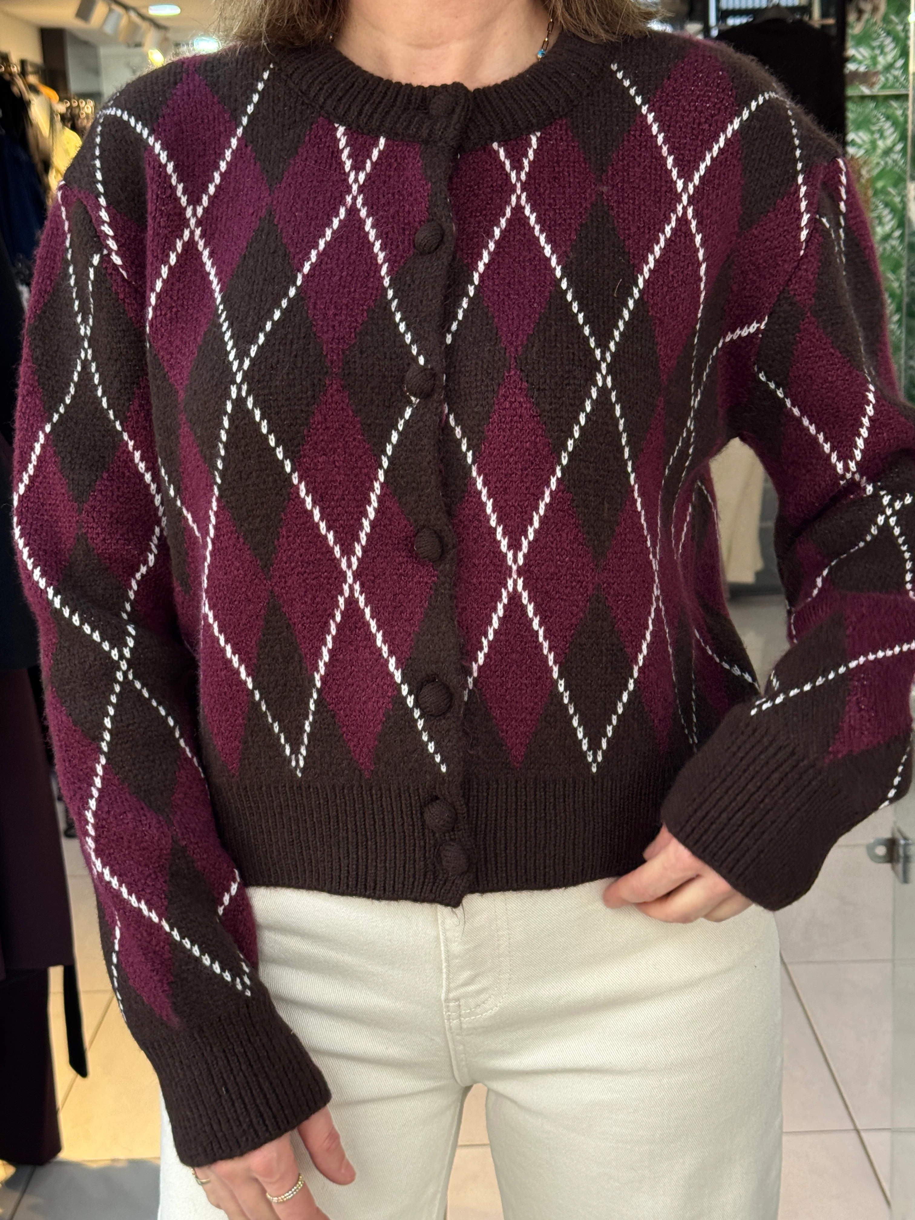 Baklava Desen Hırka