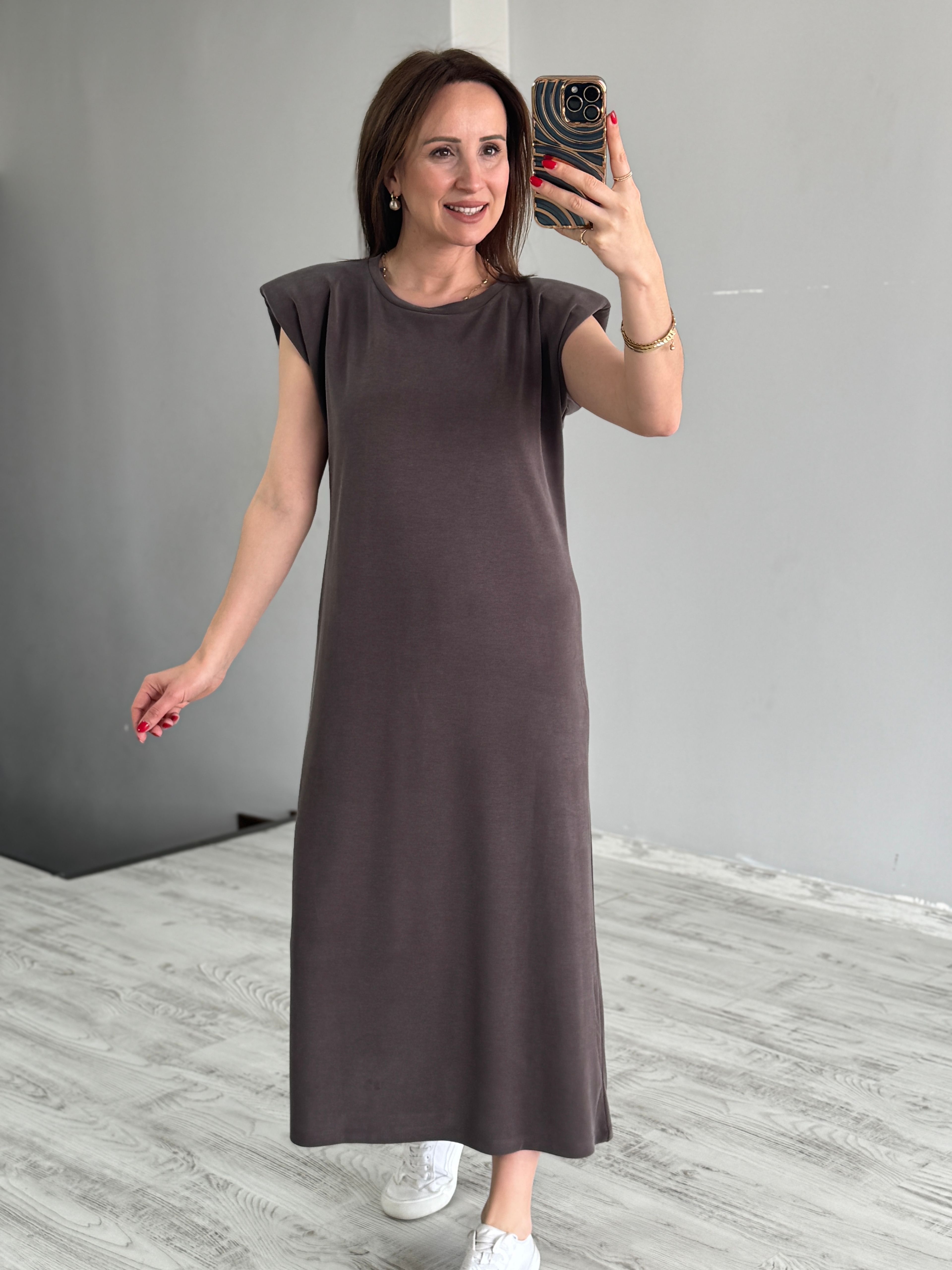 Modal Vatkalı Elbise