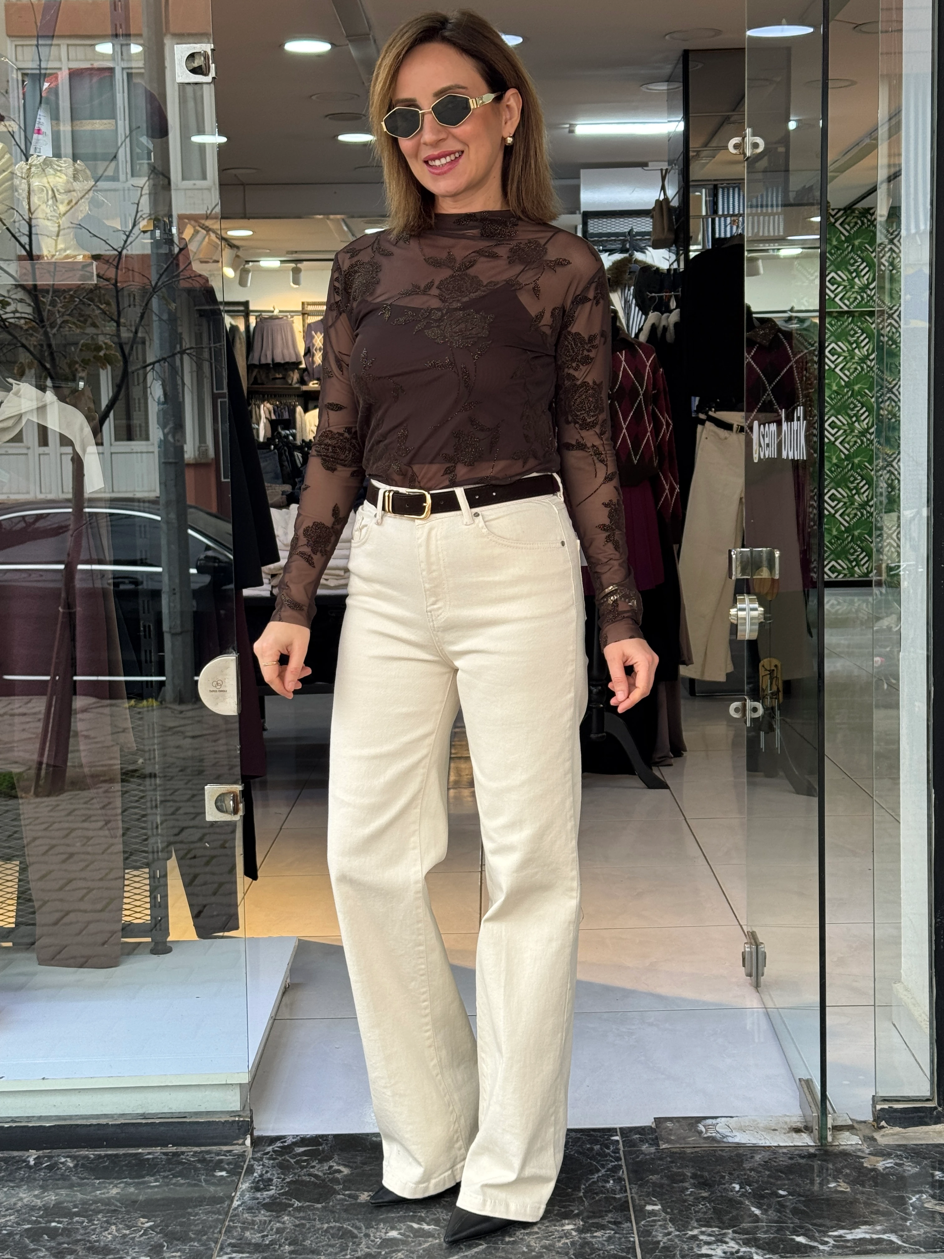 Kemerli Krem Palazzo Jean