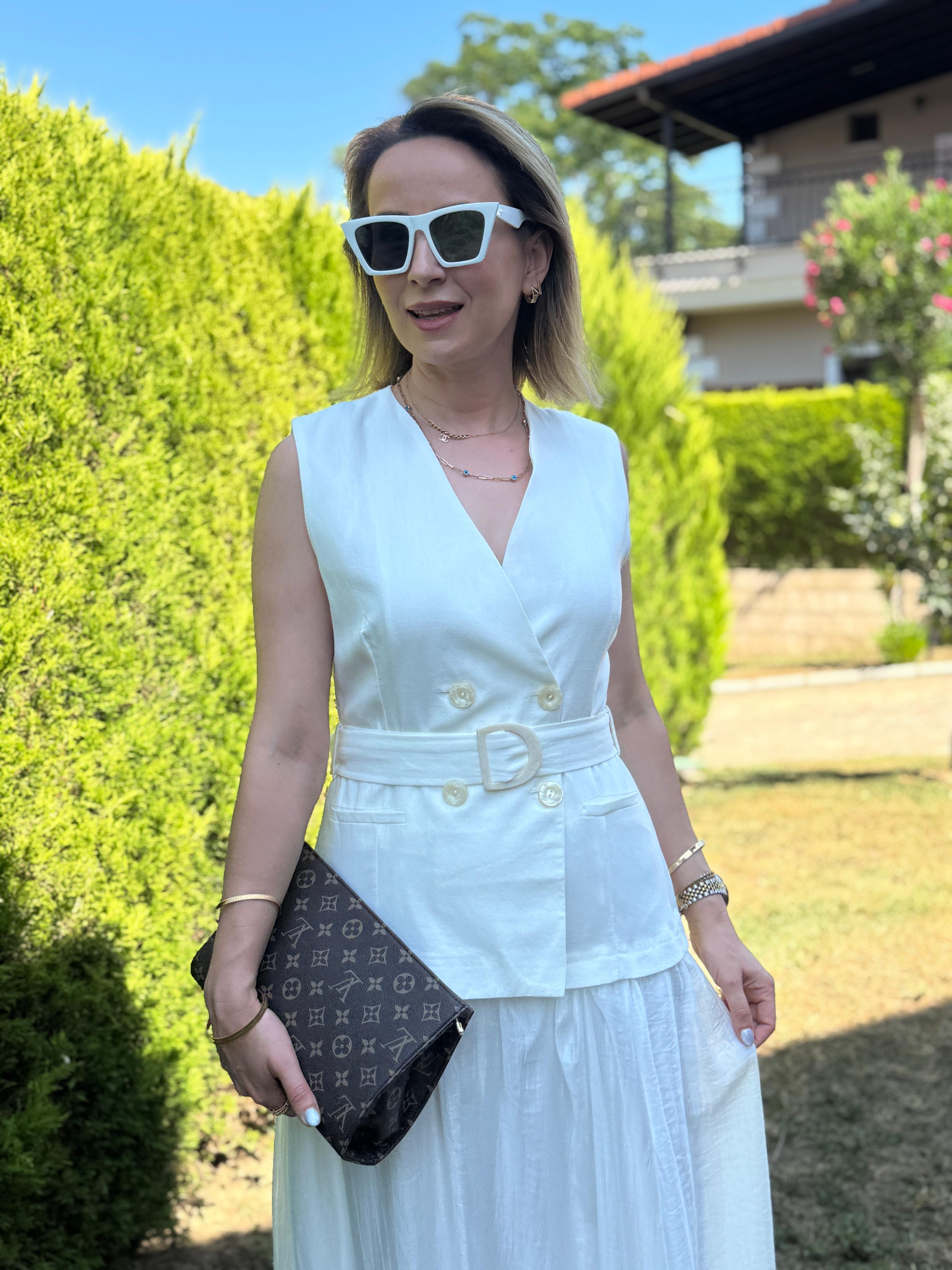 Yelekli Kemerli Elbise