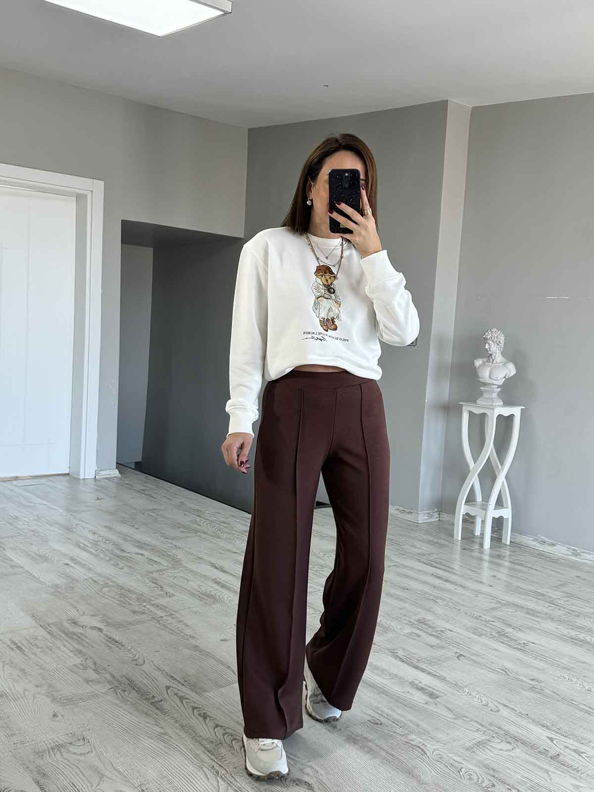 Modal Çimalı Pantolon