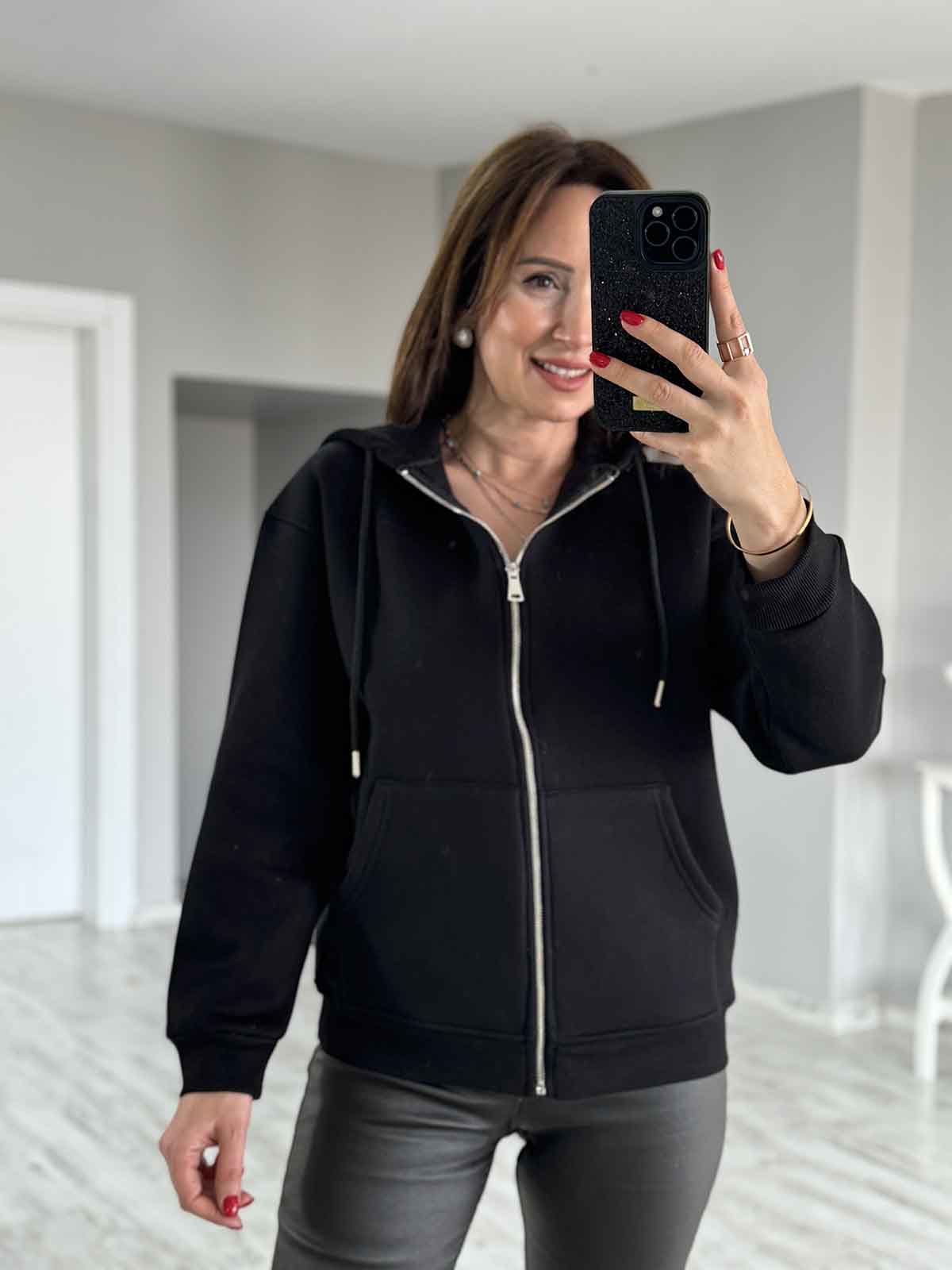 Şardonlu Sweat Ceket