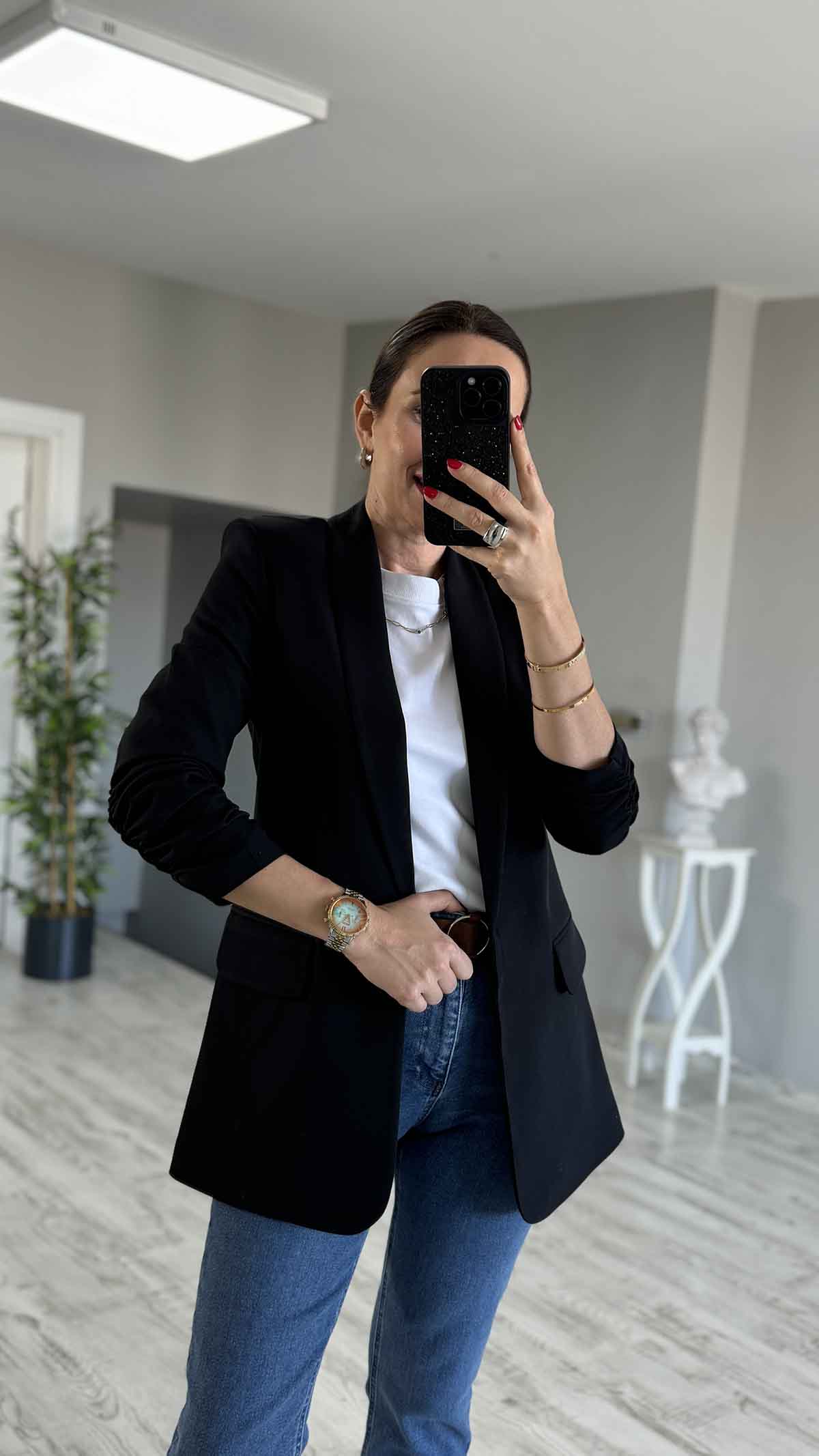 Kol Büzgülü Blazer
