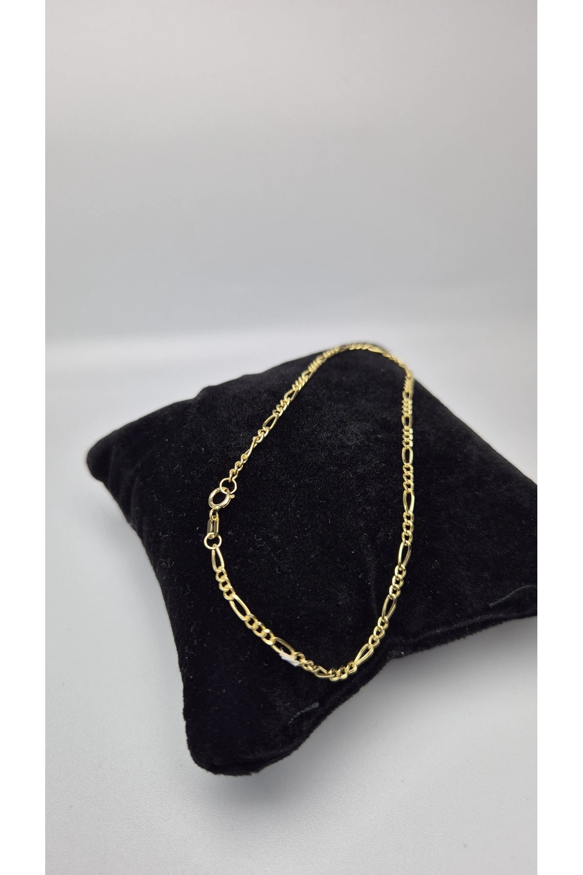 14 Ayar Altın Figaro Bileklik Unisex 2 mm