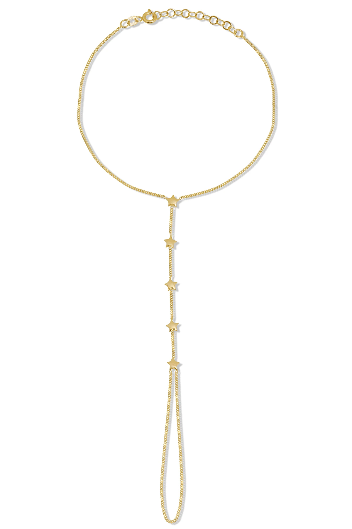 14 Ayar Altın Küba Zincirli Yıldız Şahmeran