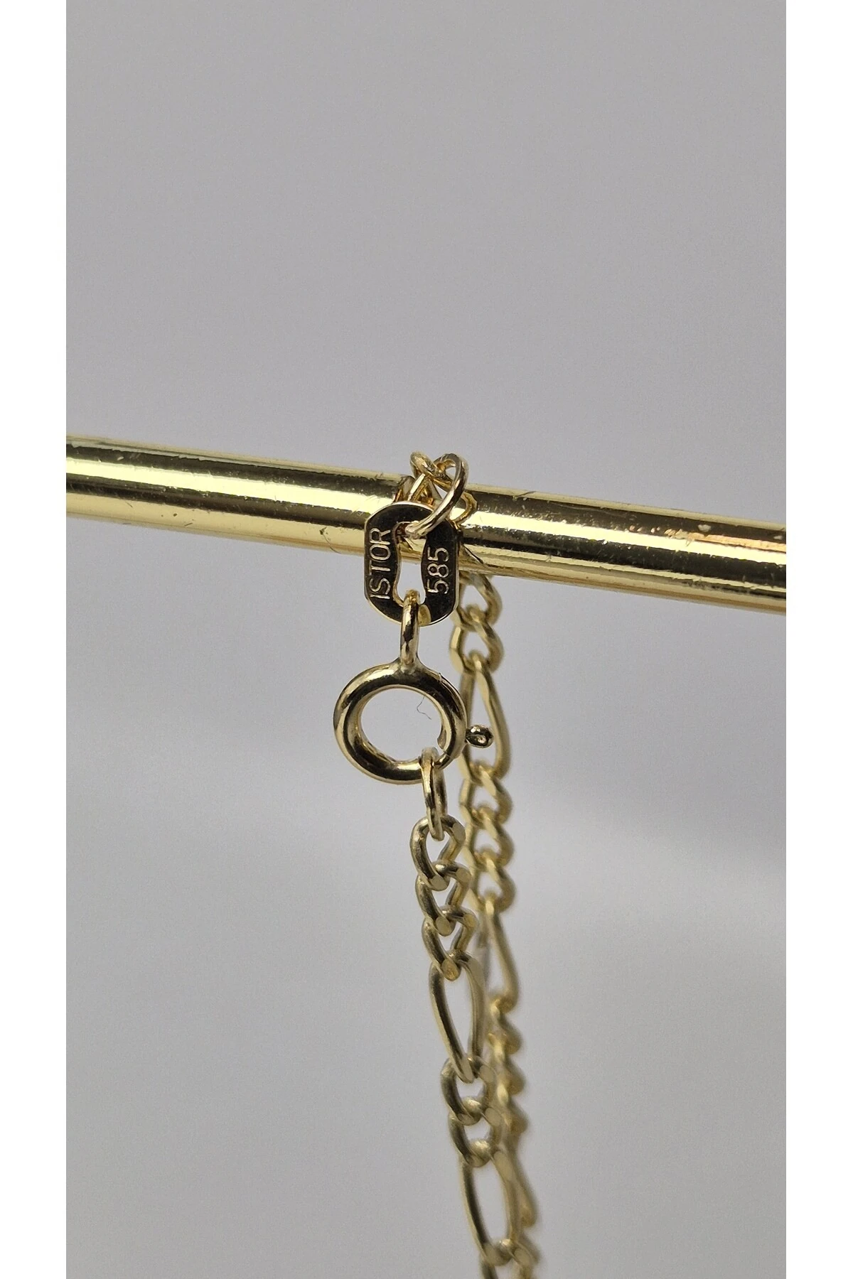 14 Ayar Altın Figaro Bileklik Unisex 2 mm