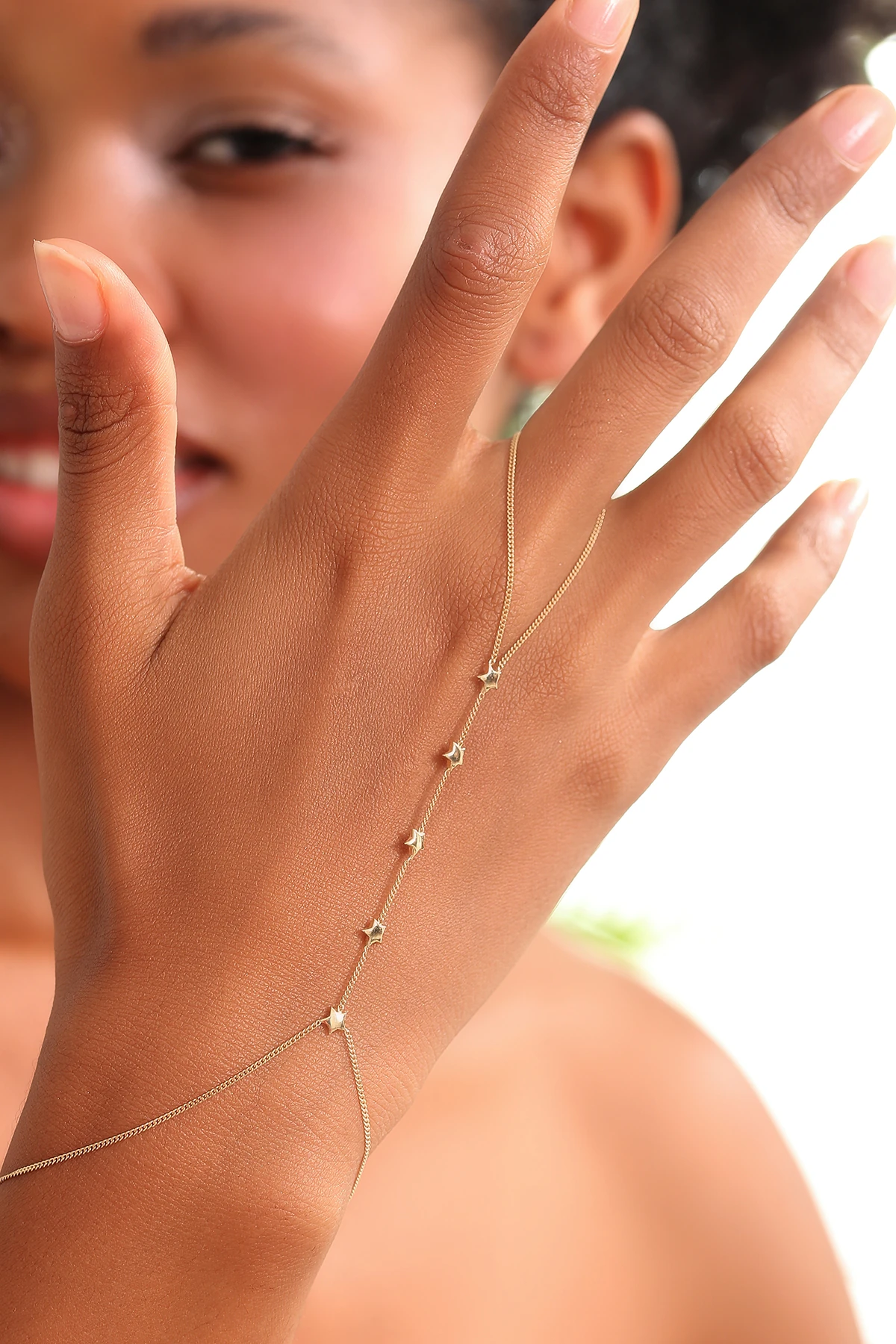 14 Ayar Altın Küba Zincirli Yıldız Şahmeran