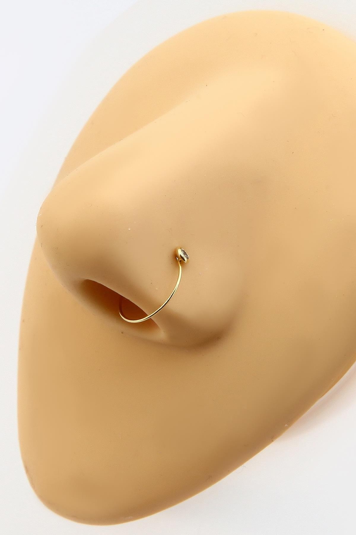 14 Ayar Altın Halka Hızma Piercing