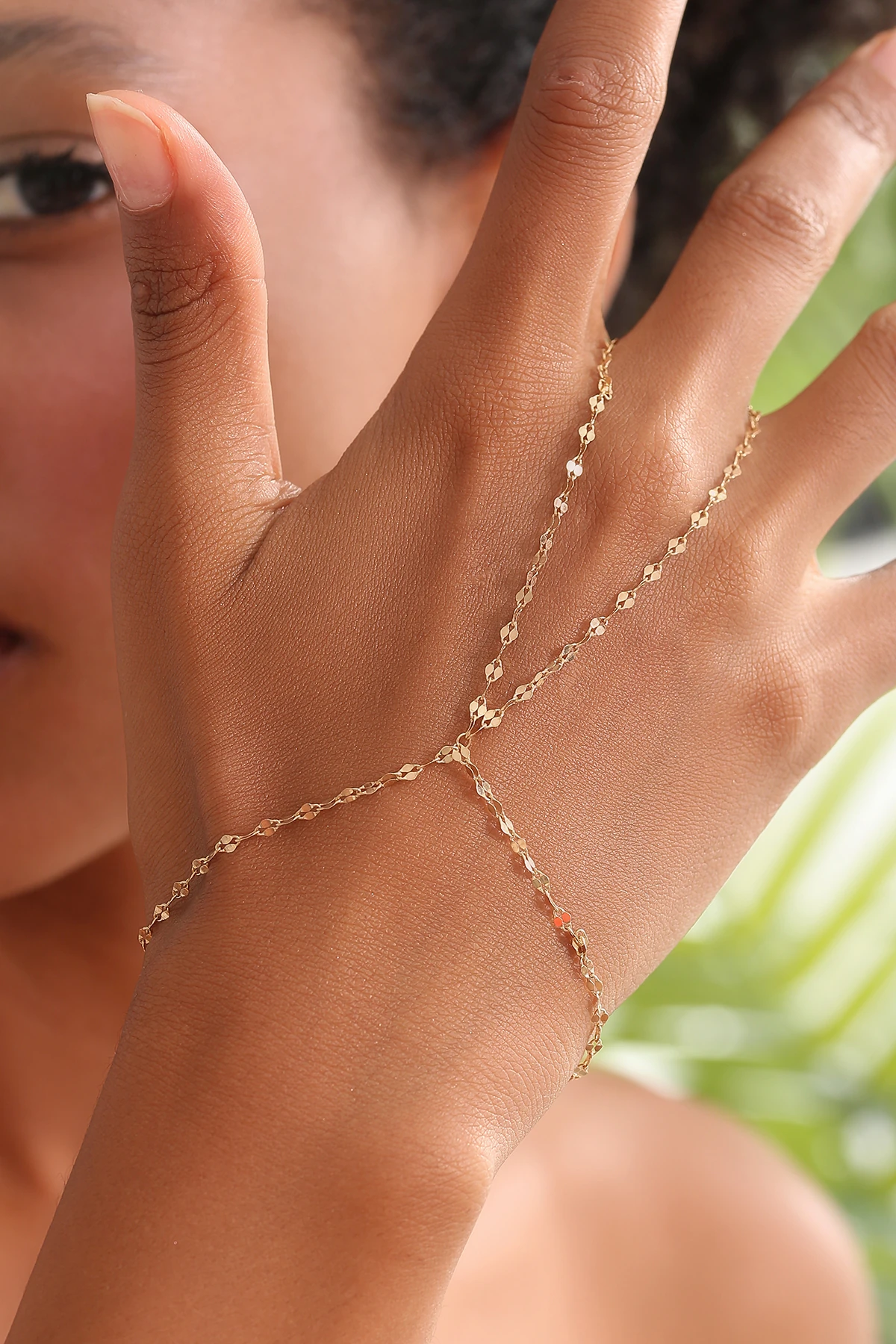 14 Ayar Altın Orta Kalın Aynalı Zincirli Şahmeran