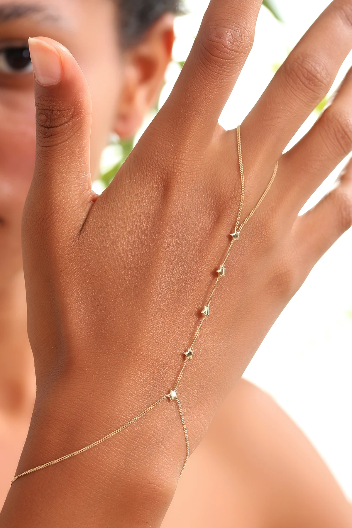 14 Ayar Altın Küba Zincirli Yıldız Şahmeran