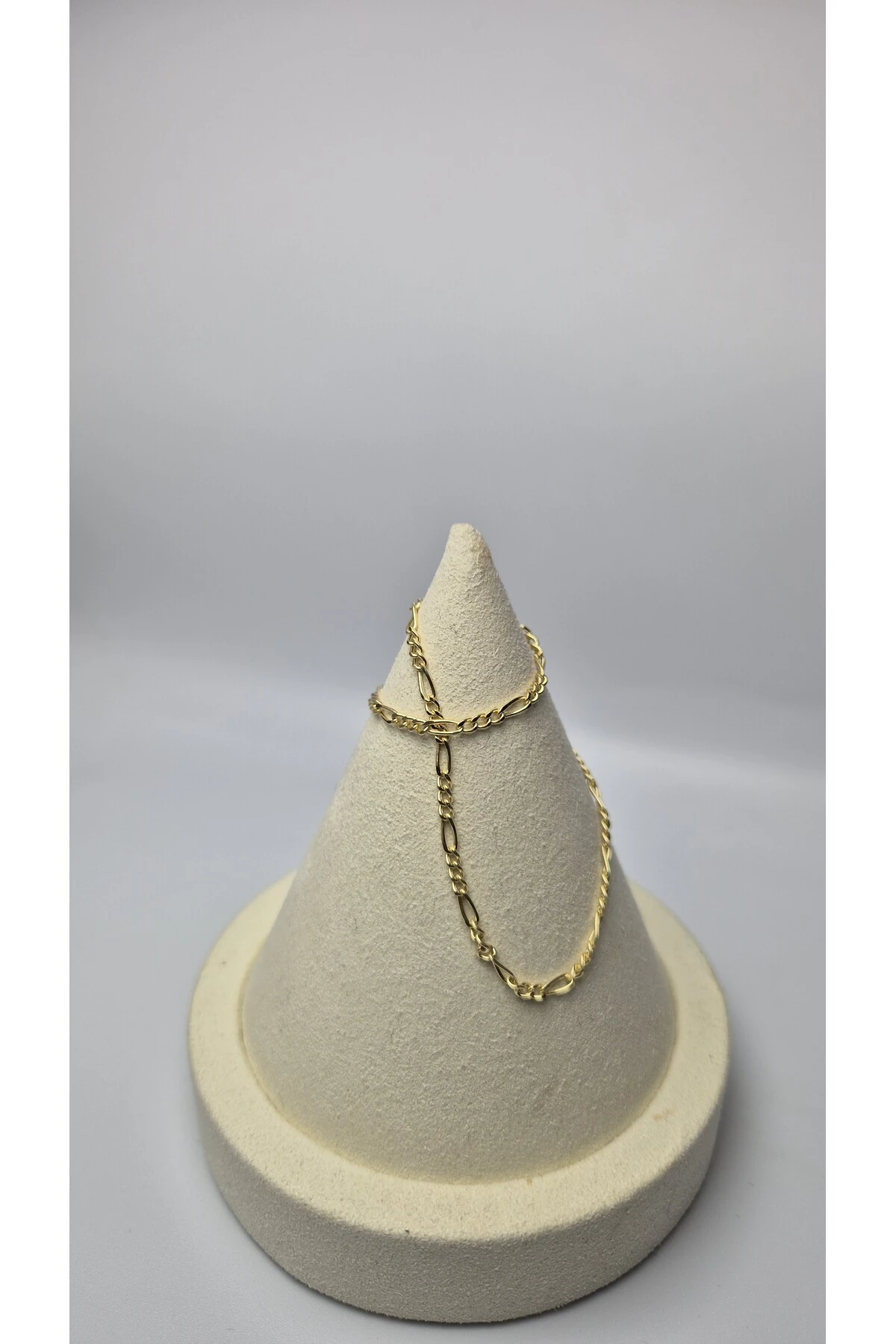 14 Ayar Altın Figaro Bileklik Unisex 2 mm