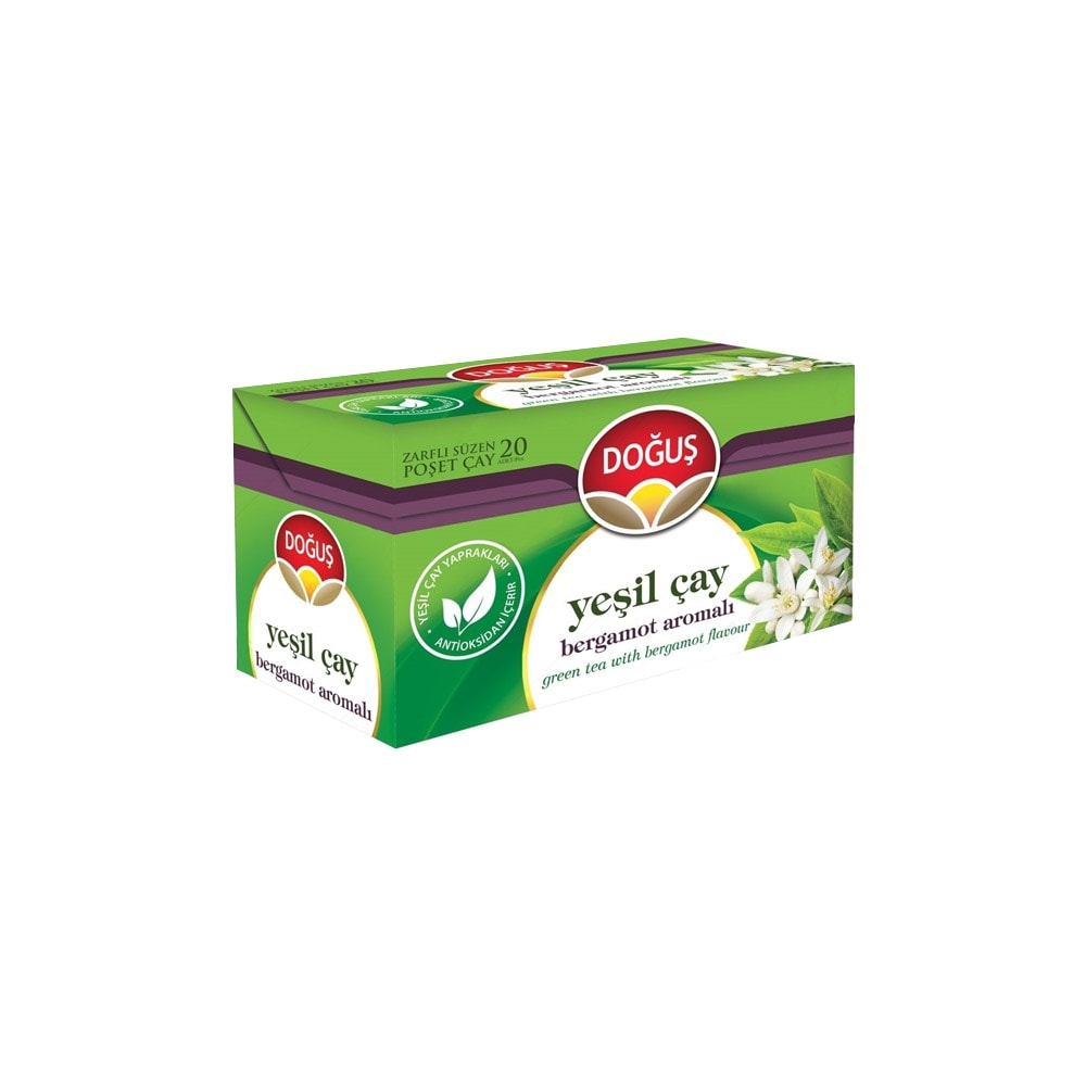 Doğuş Çay Bitki Çayı Yeşil Çay Bergamot 1.75 gr 20'li