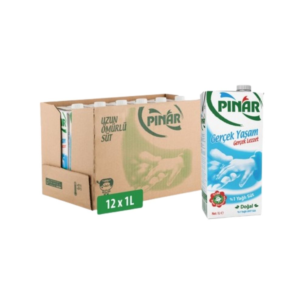Pınar Süt Yarım Yağlı %1 1 lt 12'li