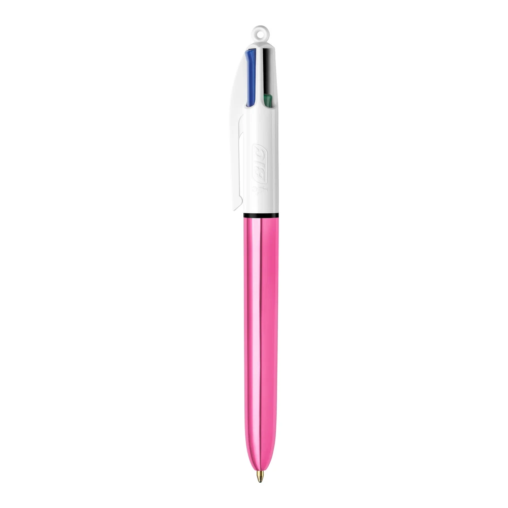 Bic Tükenmez Kalem 4 Colours Shine Pembe Gövde