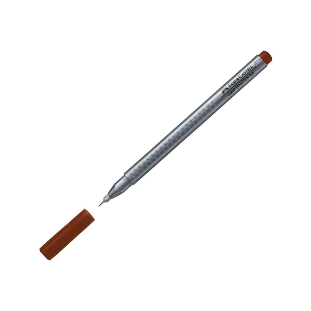 Faber-Castell Keçeli Kalem Grip Finepen 0.4 mm Açık Kahve