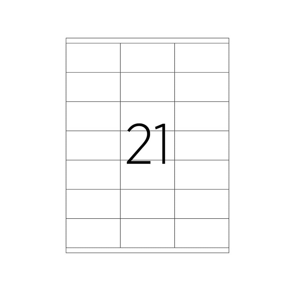 Tanex Laser Etiket 70x38 mm Kod TW-2121