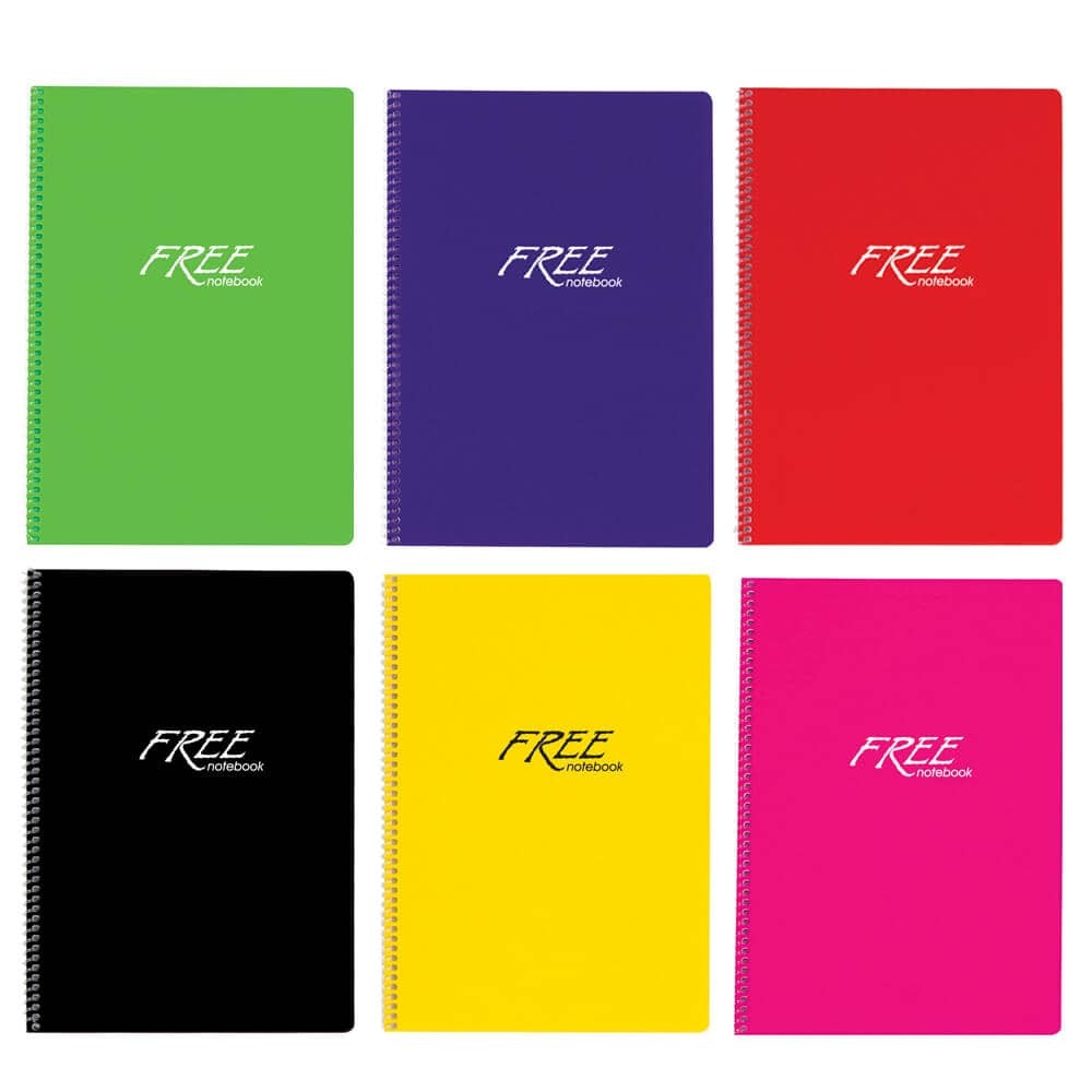 Keskin Color Defter Free Pp Kapak Spiralli A5 80 Yaprak Kareli