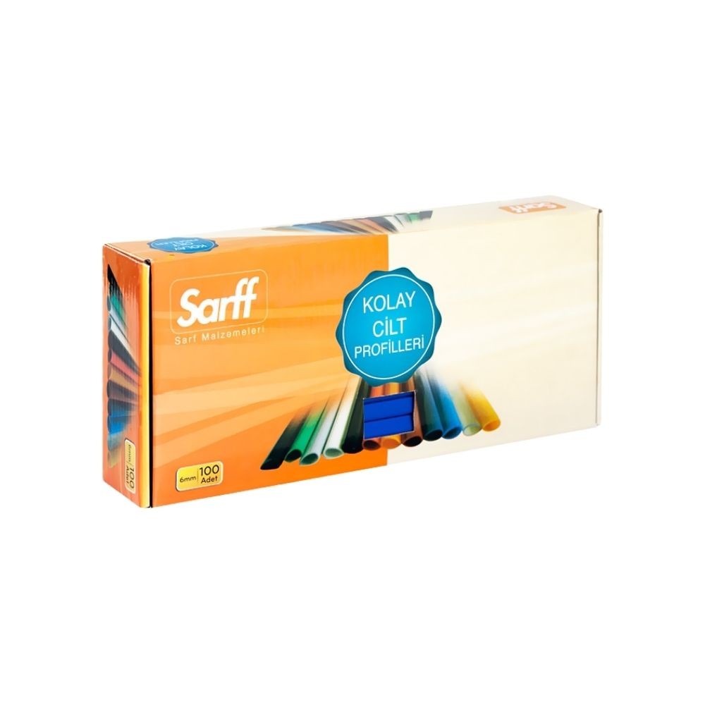 Sarff Sırtlık 6 mm 100'lü Mavi
