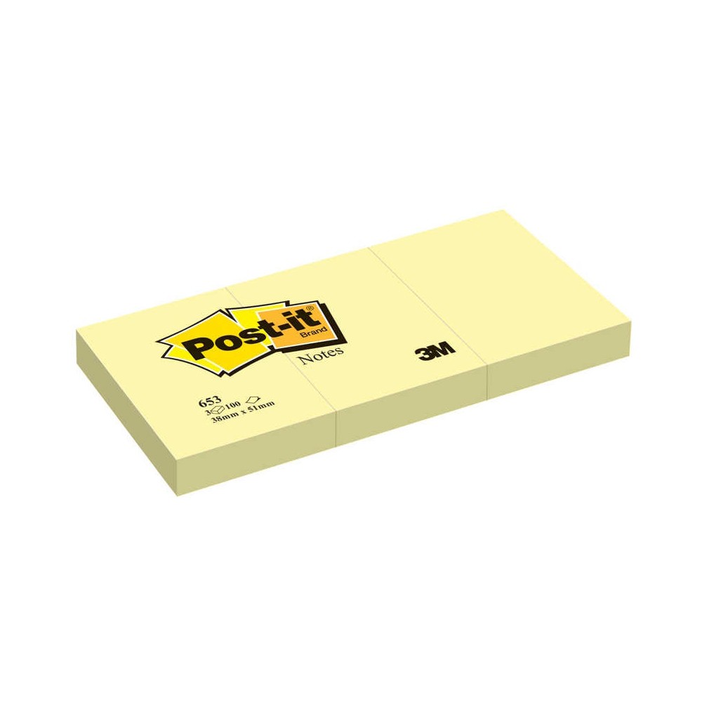 Post-it Yapışkanlı Not Kağıdı 38x51 mm Sarı